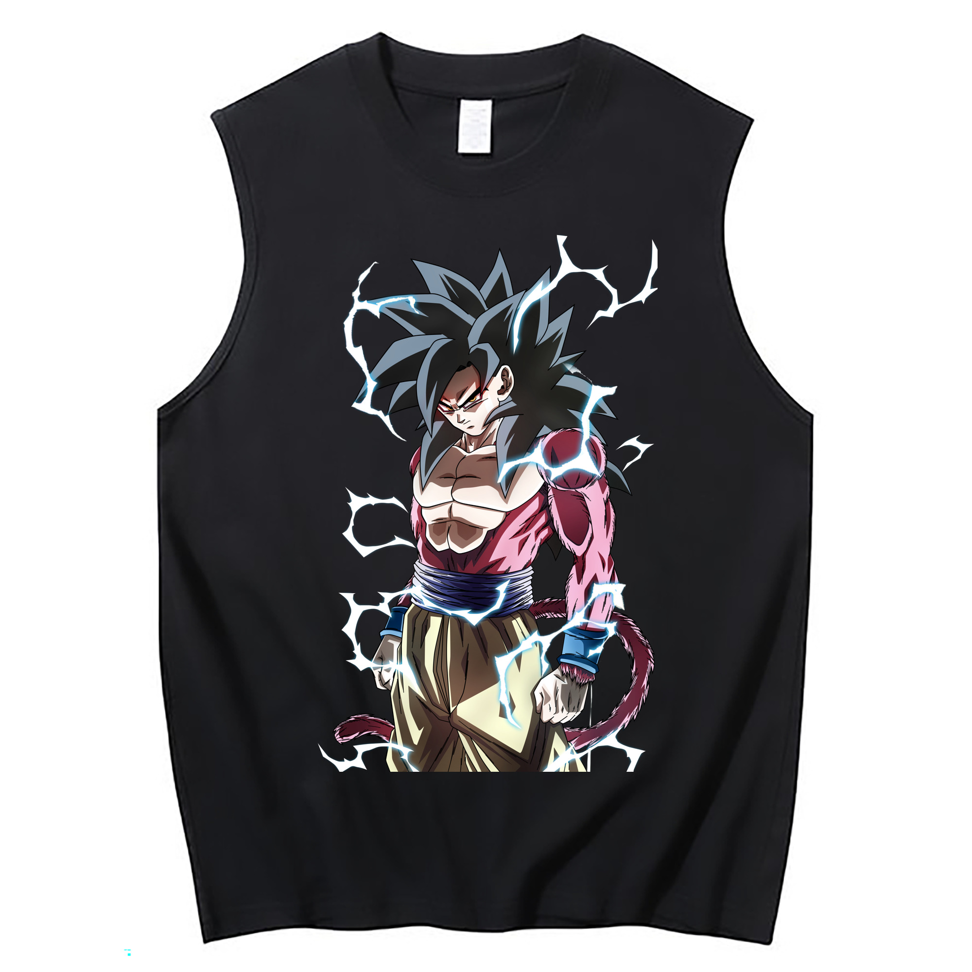 （画像用） ドラゴンボール 孫悟空（そん ごくう）Son Goku カカロット DRAGON BALL Kakarotto コットン100％タンクトップ（フロントプリント）