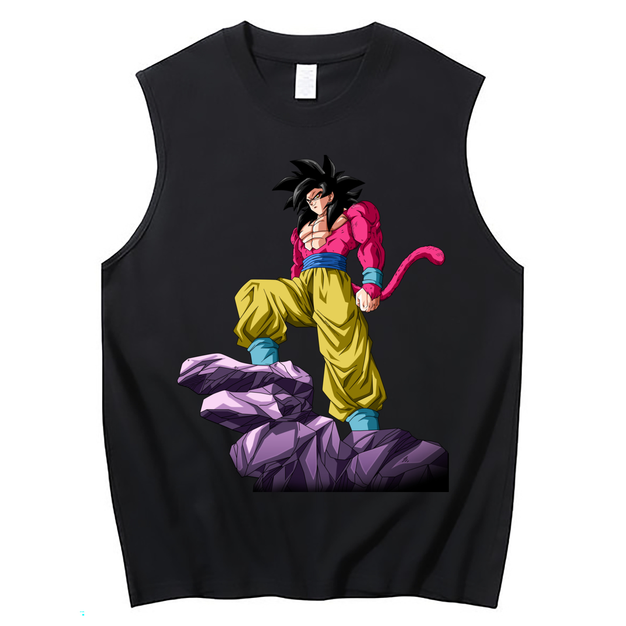 （画像用） ドラゴンボール 孫悟空（そん ごくう）Son Goku カカロット DRAGON BALL Kakarotto コットン100％タンクトップ（フロントプリント）