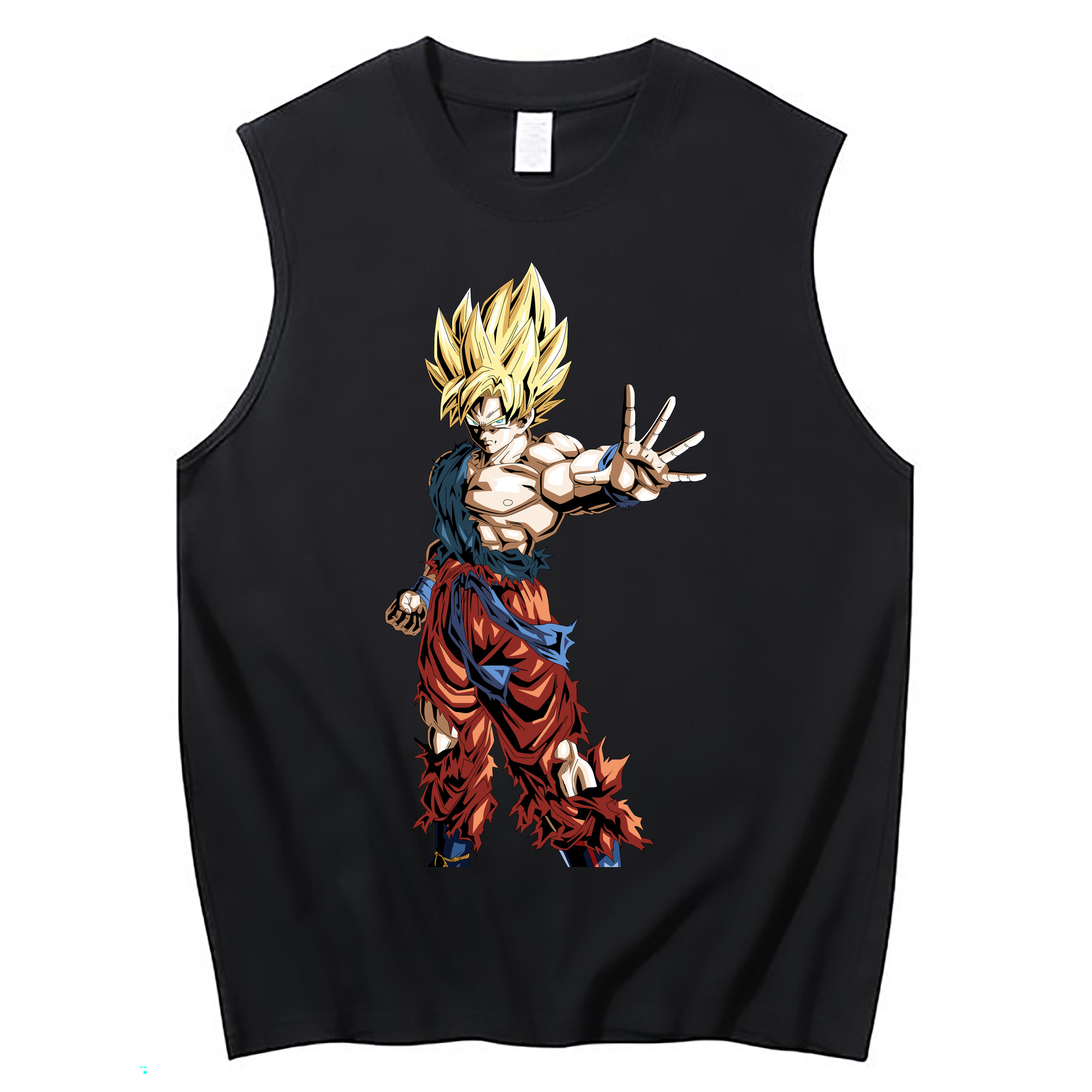 （画像用） ドラゴンボール 孫悟空（そん ごくう）Son Goku カカロット DRAGON BALL Kakarotto コットン100％タンクトップ（フロントプリント）