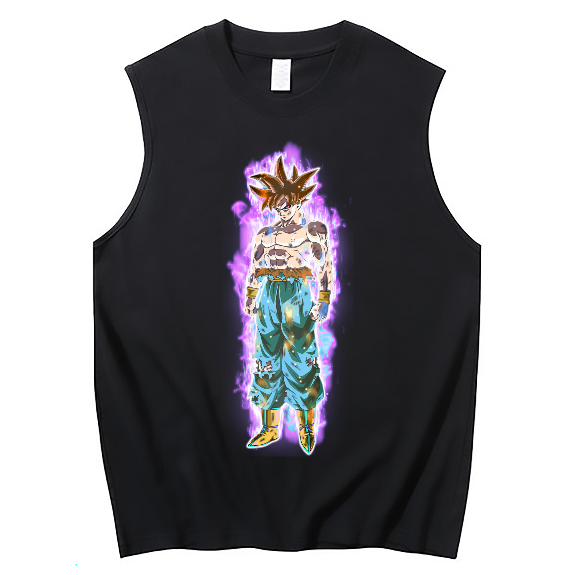 （画像用） ドラゴンボール 孫悟空（そん ごくう）Son Goku カカロット DRAGON BALL Kakarotto コットン100％タンクトップ（フロントプリント）