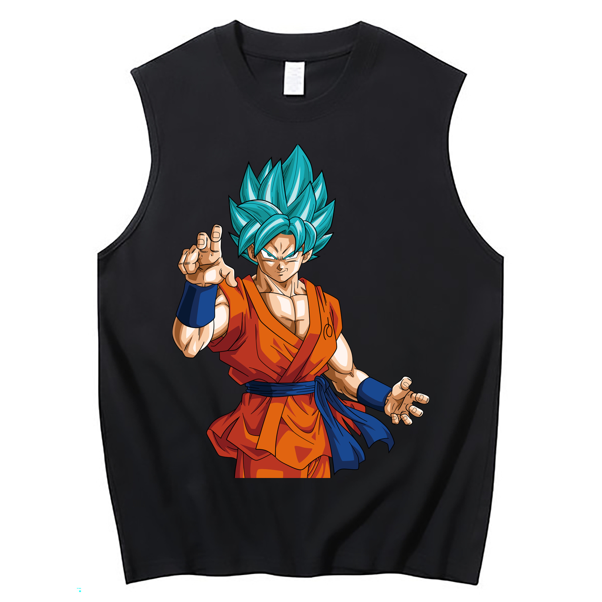 （画像用） ドラゴンボール 孫悟空（そん ごくう）Son Goku カカロット DRAGON BALL Kakarotto コットン100％タンクトップ（フロントプリント）