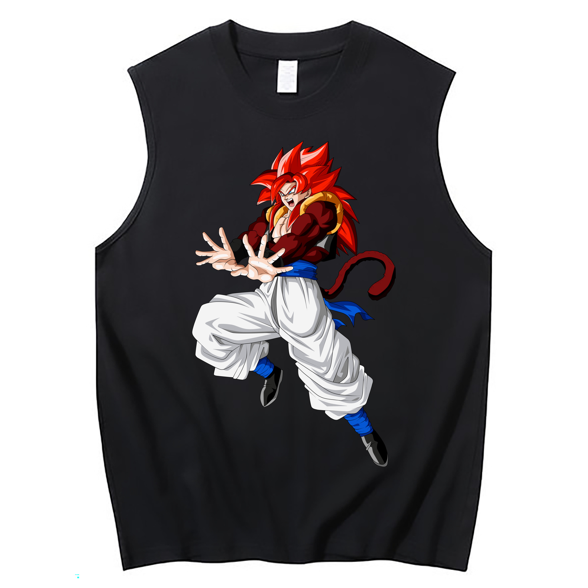 （画像用） ドラゴンボール 孫悟空（そん ごくう）Son Goku カカロット DRAGON BALL Kakarotto コットン100％タンクトップ（フロントプリント）