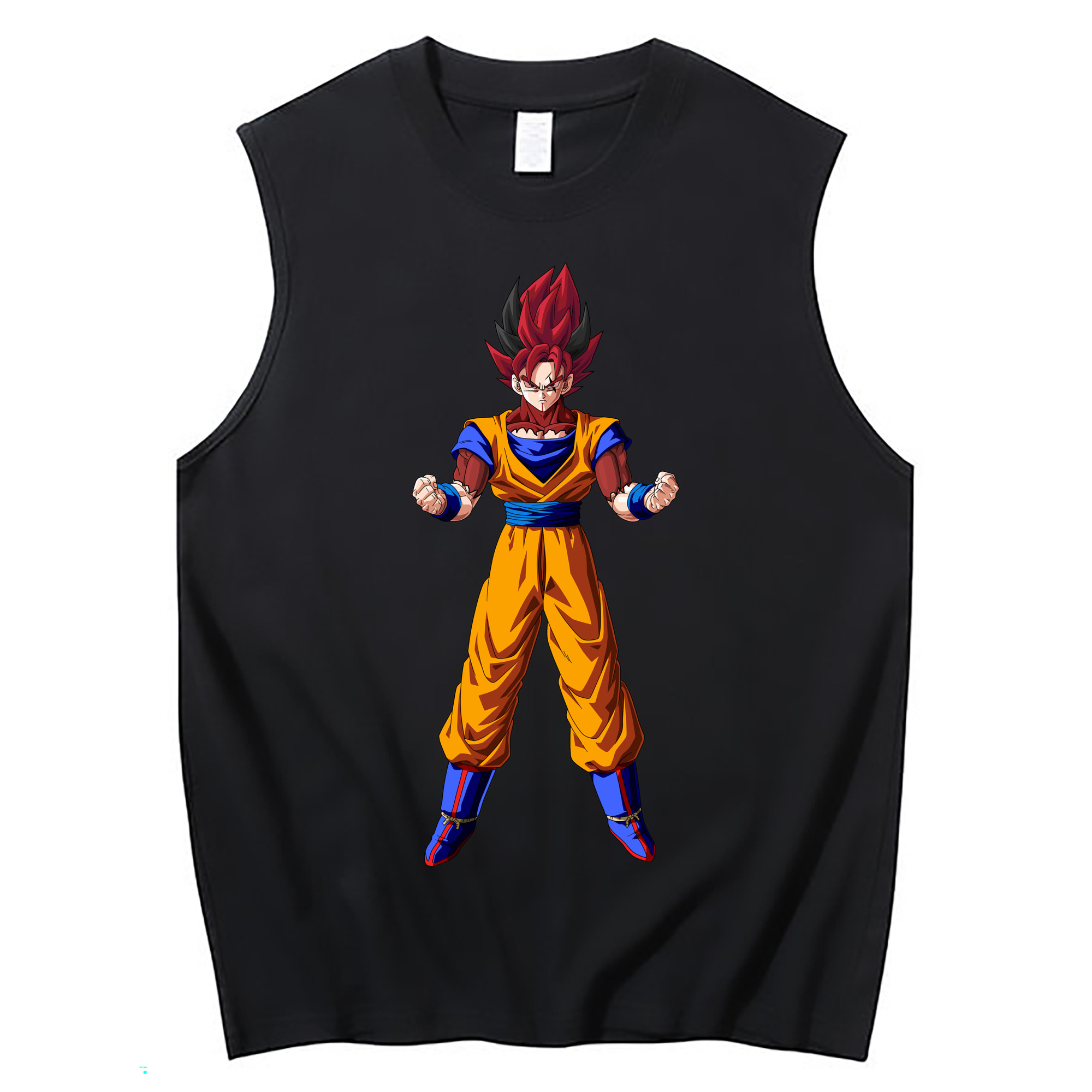 （画像用） ドラゴンボール 孫悟空（そん ごくう）Son Goku カカロット DRAGON BALL Kakarotto コットン100％タンクトップ（フロントプリント）