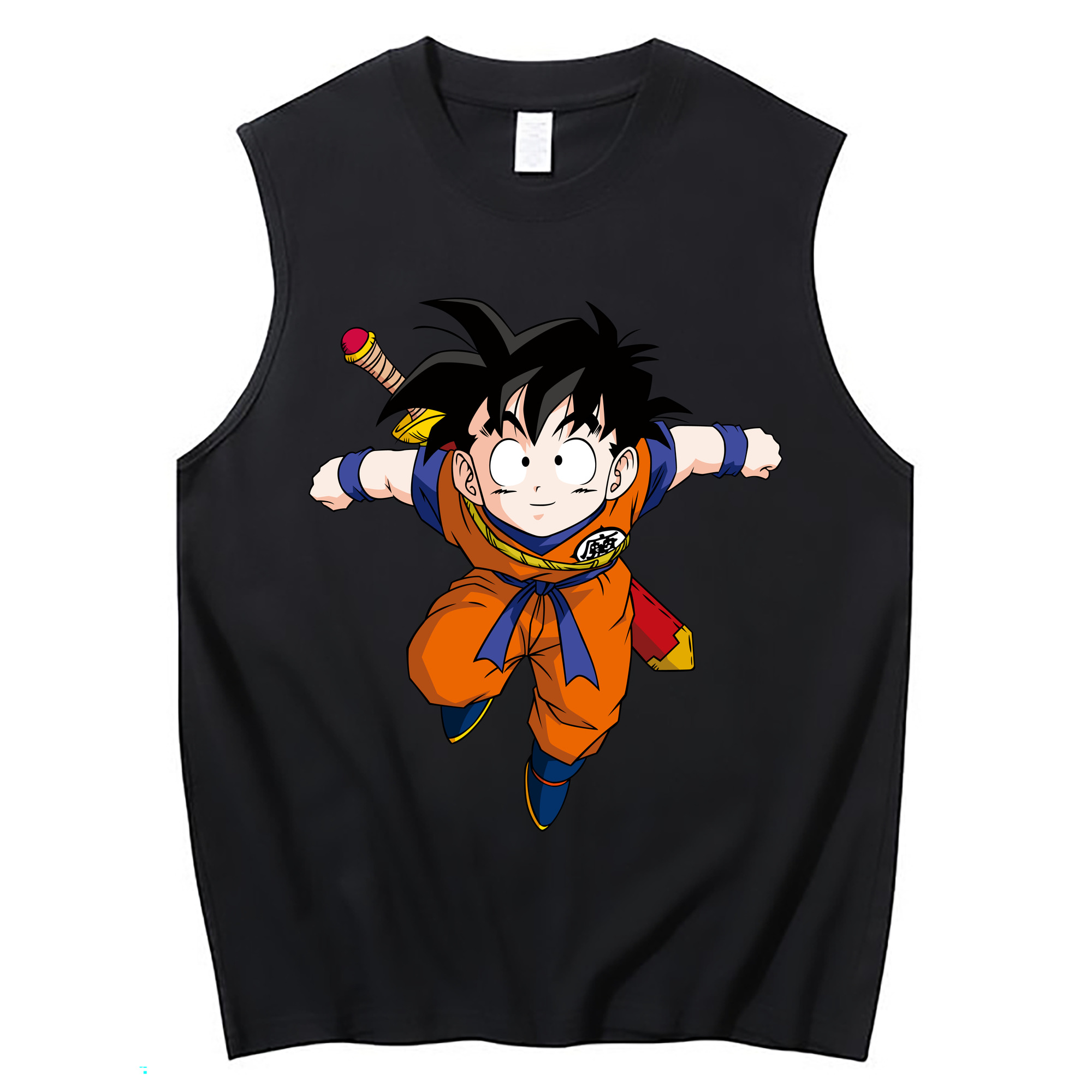 （画像用） ドラゴンボール 孫悟空（そん ごくう）Son Goku カカロット DRAGON BALL Kakarotto コットン100％タンクトップ（フロントプリント）
