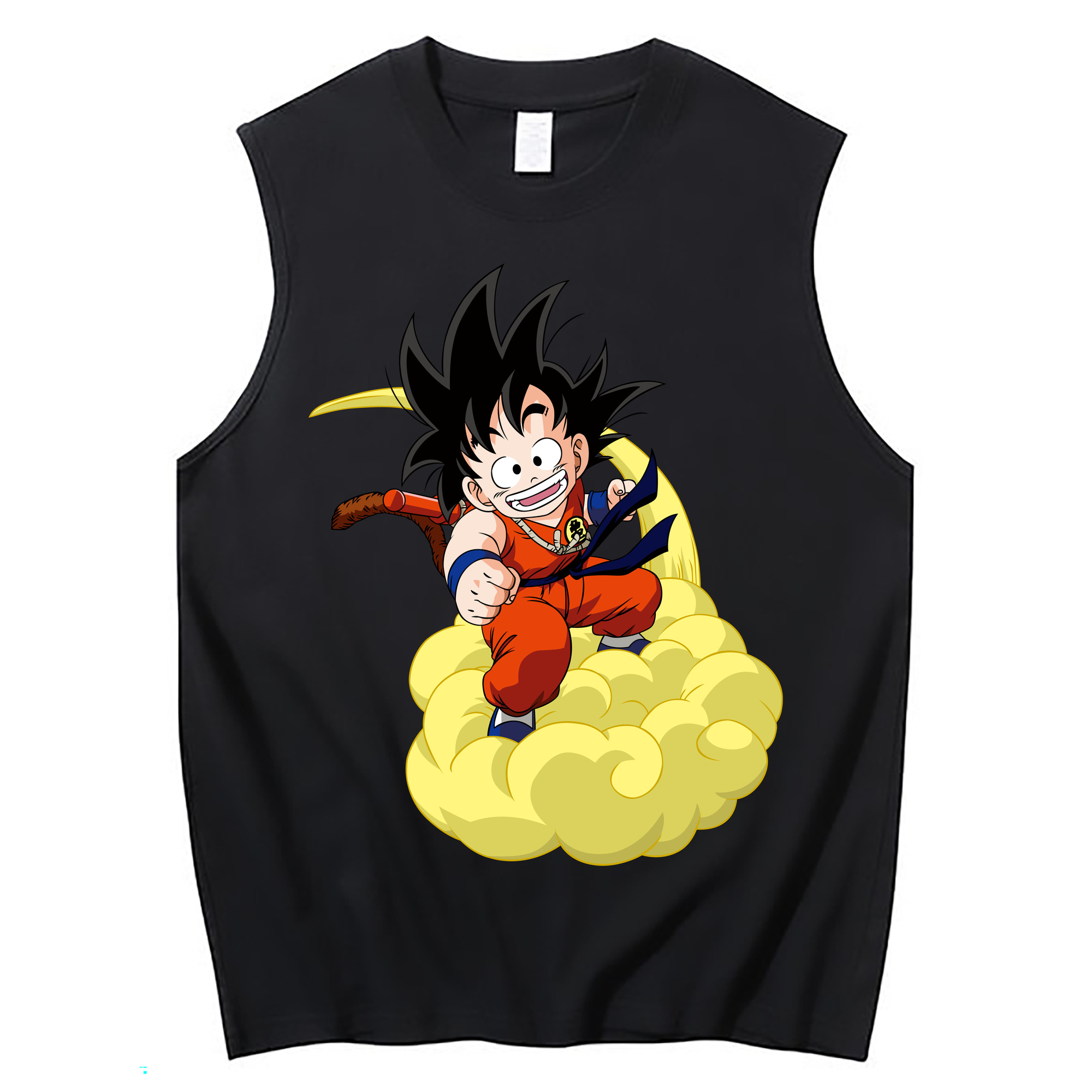 （画像用） ドラゴンボール 孫悟空（そん ごくう）Son Goku カカロット DRAGON BALL Kakarotto コットン100％タンクトップ（フロントプリント）