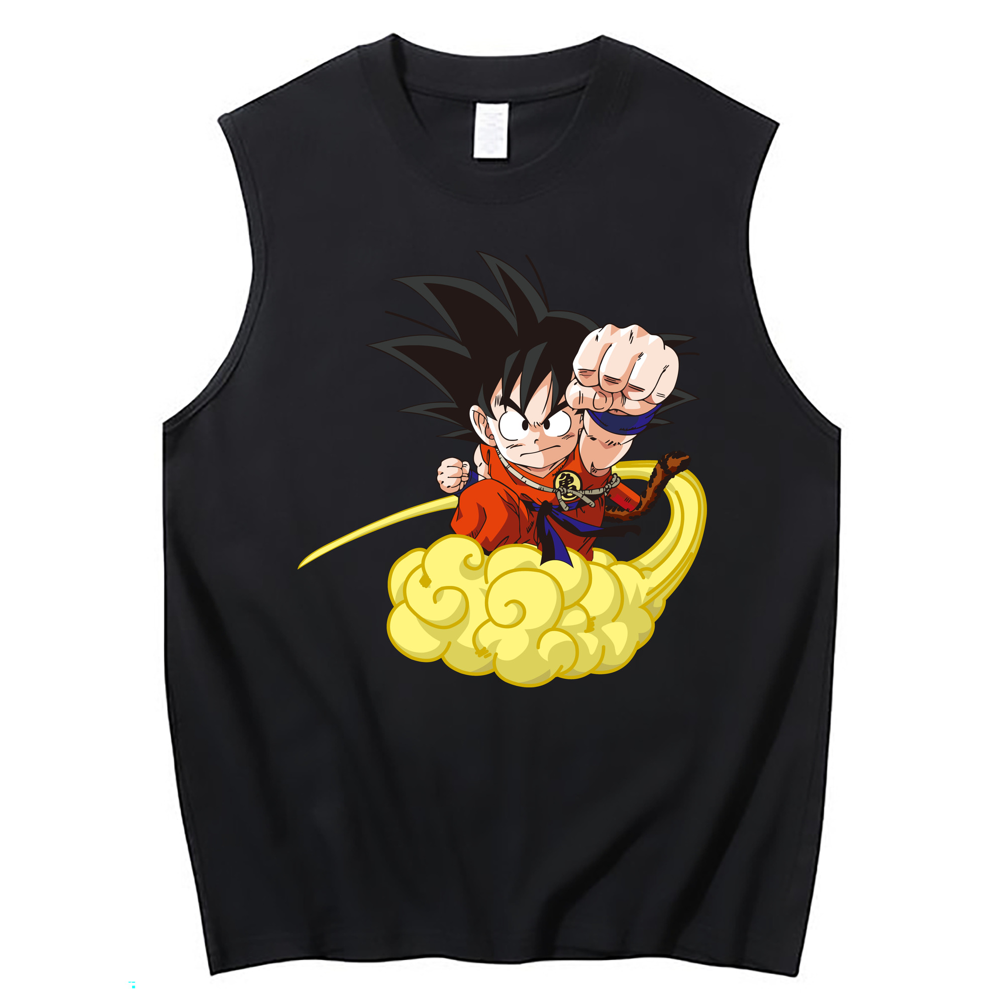 （画像用） ドラゴンボール 孫悟空（そん ごくう）Son Goku カカロット DRAGON BALL Kakarotto コットン100％タンクトップ（フロントプリント）
