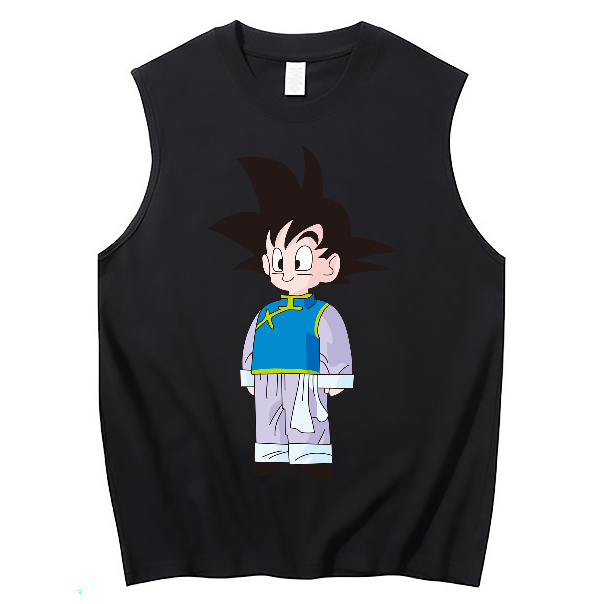 （画像用） ドラゴンボール 孫悟空（そん ごくう）Son Goku カカロット DRAGON BALL Kakarotto コットン100％タンクトップ（フロントプリント）