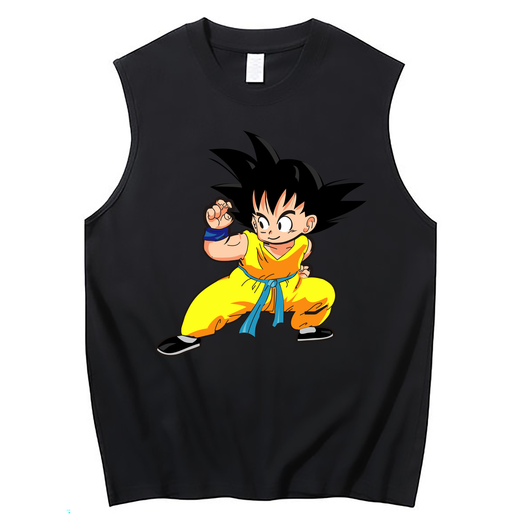 （画像用） ドラゴンボール 孫悟空（そん ごくう）Son Goku カカロット DRAGON BALL Kakarotto コットン100％タンクトップ（フロントプリント）