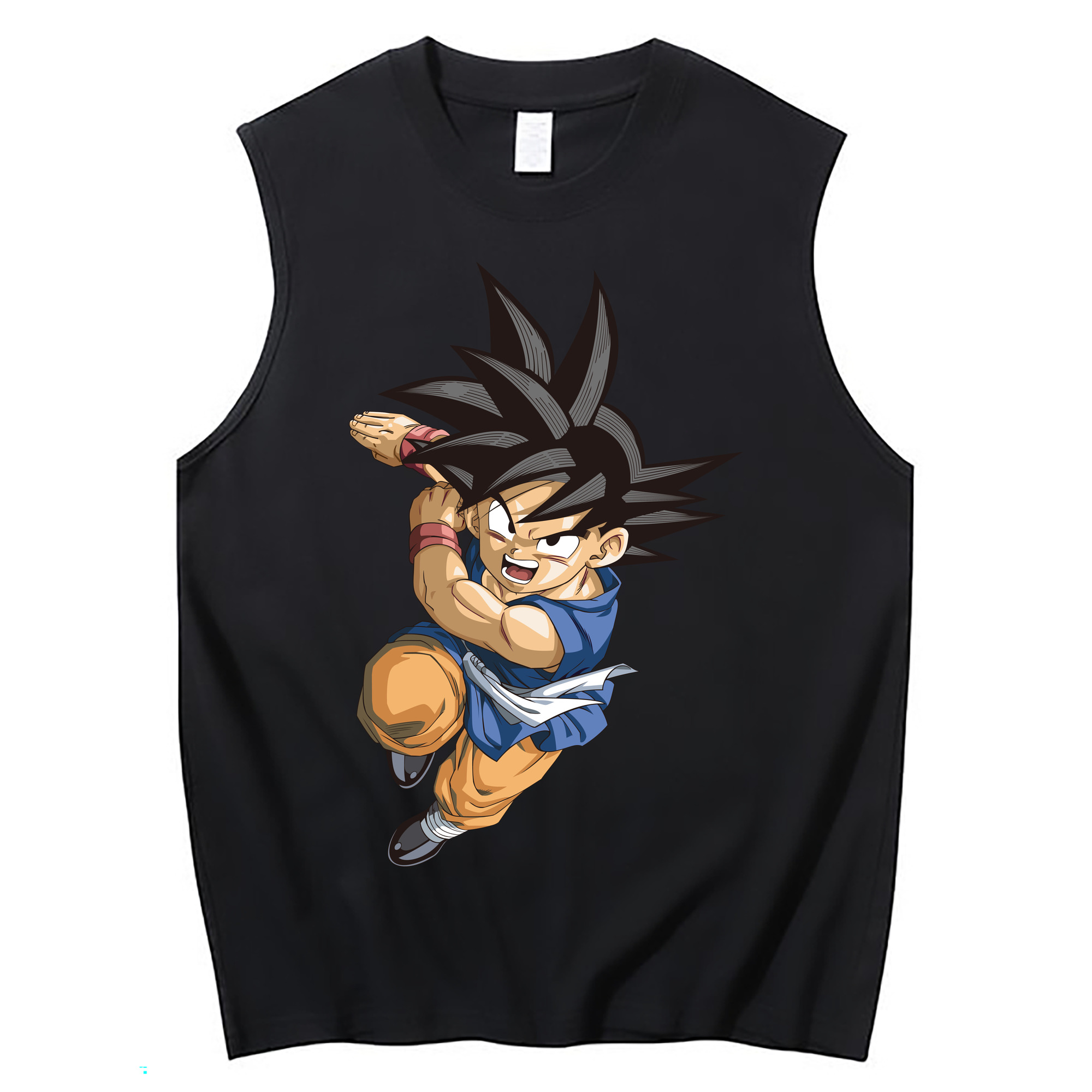 （画像用） ドラゴンボール 孫悟空（そん ごくう）Son Goku カカロット DRAGON BALL Kakarotto コットン100％タンクトップ（フロントプリント）