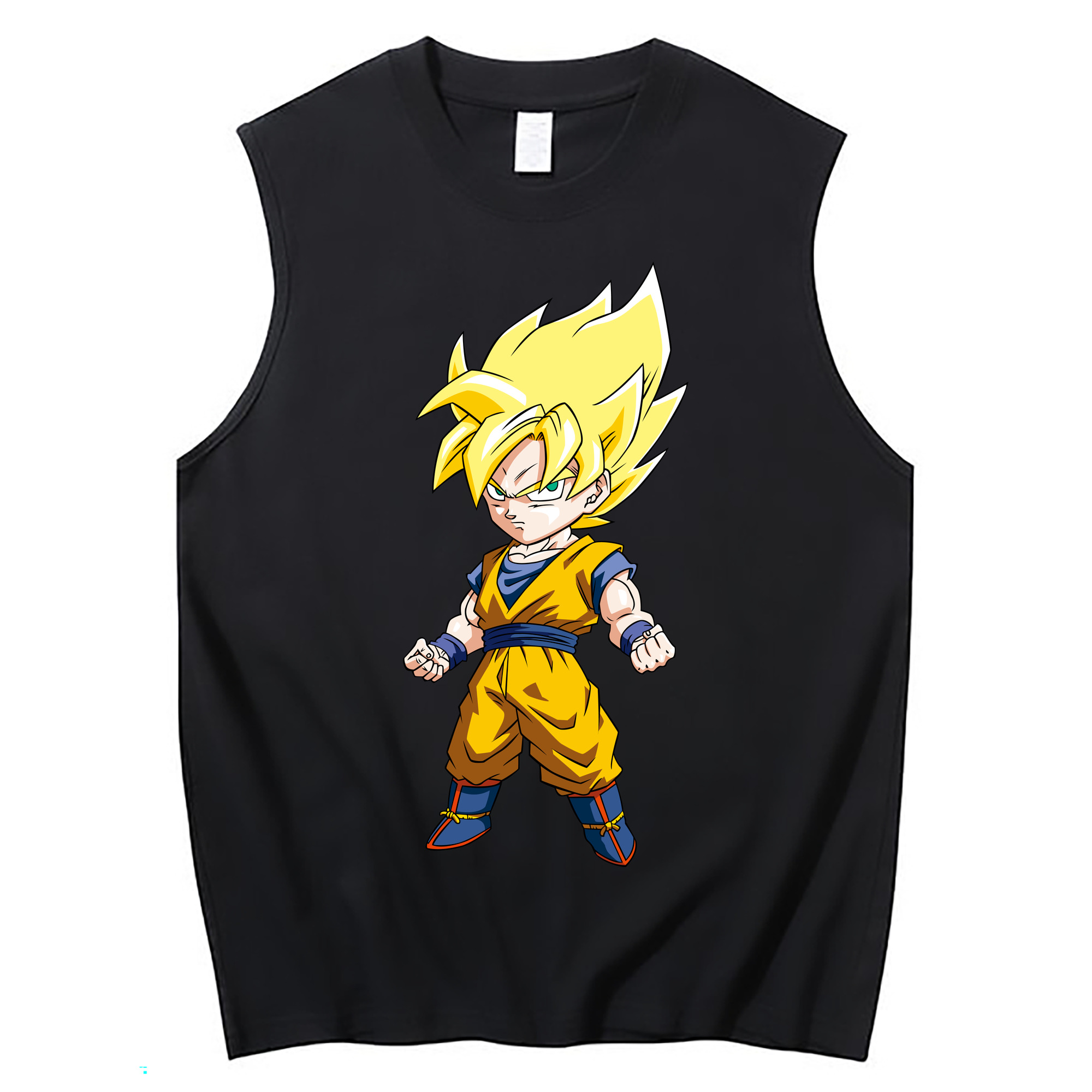 （画像用） ドラゴンボール 孫悟空（そん ごくう）Son Goku カカロット DRAGON BALL Kakarotto コットン100％タンクトップ（フロントプリント）