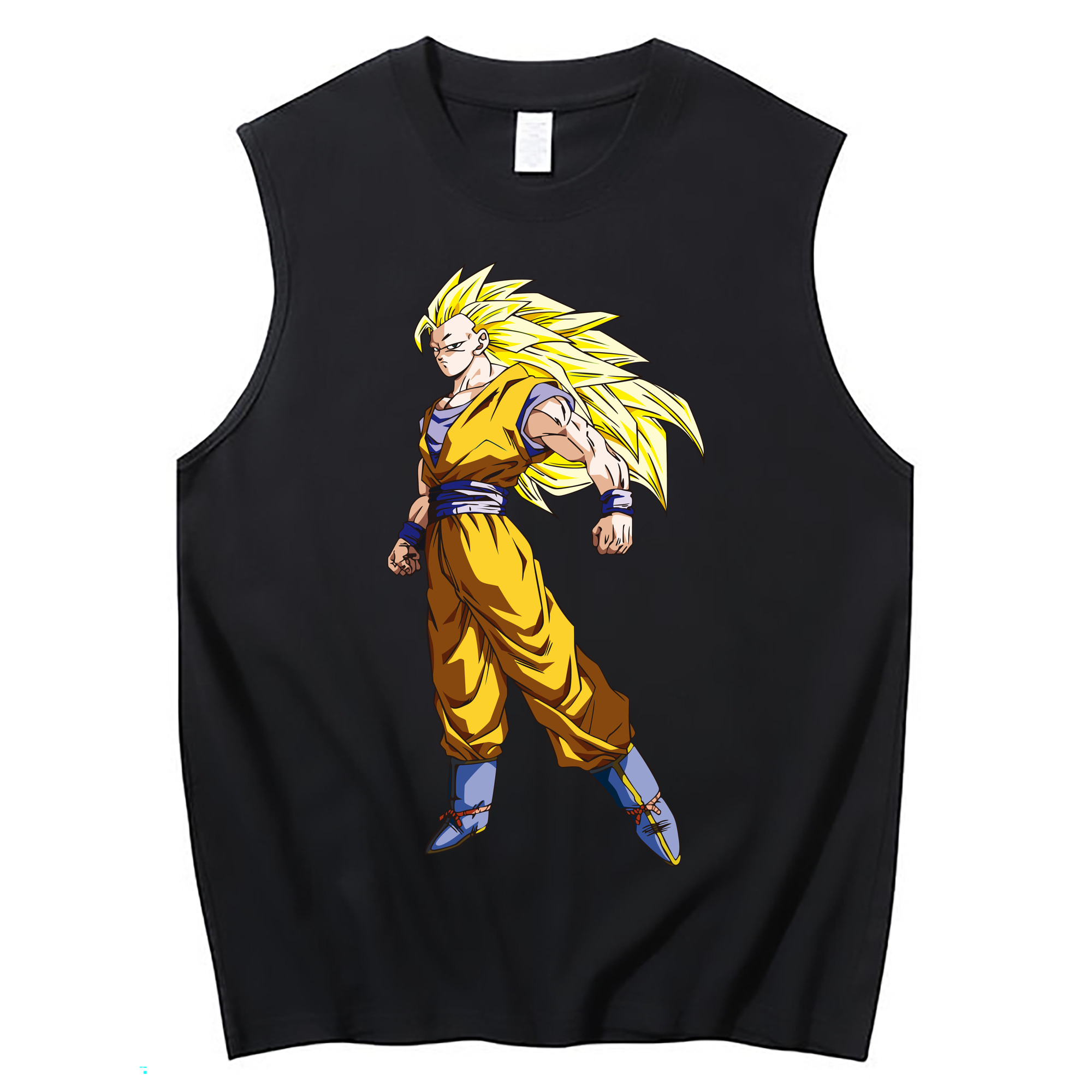 （画像用） ドラゴンボール 孫悟空（そん ごくう）Son Goku カカロット DRAGON BALL Kakarotto コットン100％タンクトップ（フロントプリント）