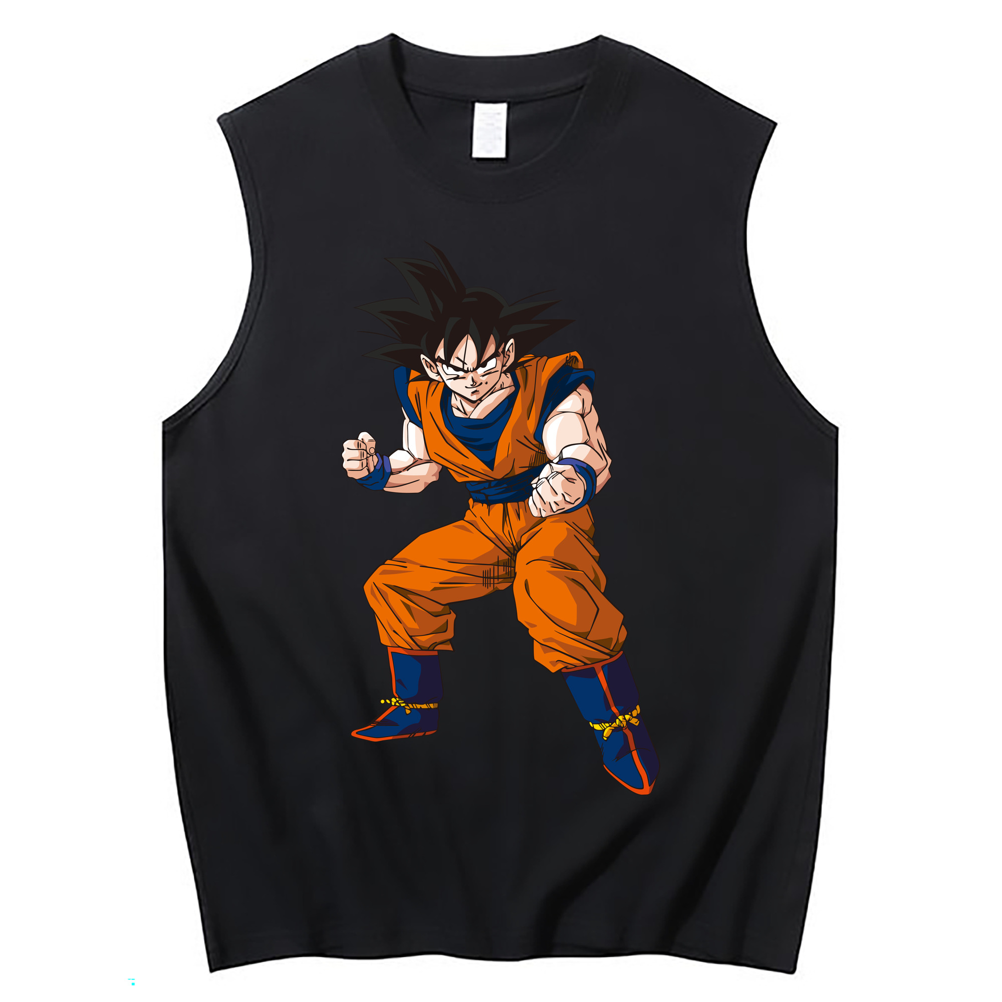 （画像用） ドラゴンボール 孫悟空（そん ごくう）Son Goku カカロット DRAGON BALL Kakarotto コットン100％タンクトップ（フロントプリント）