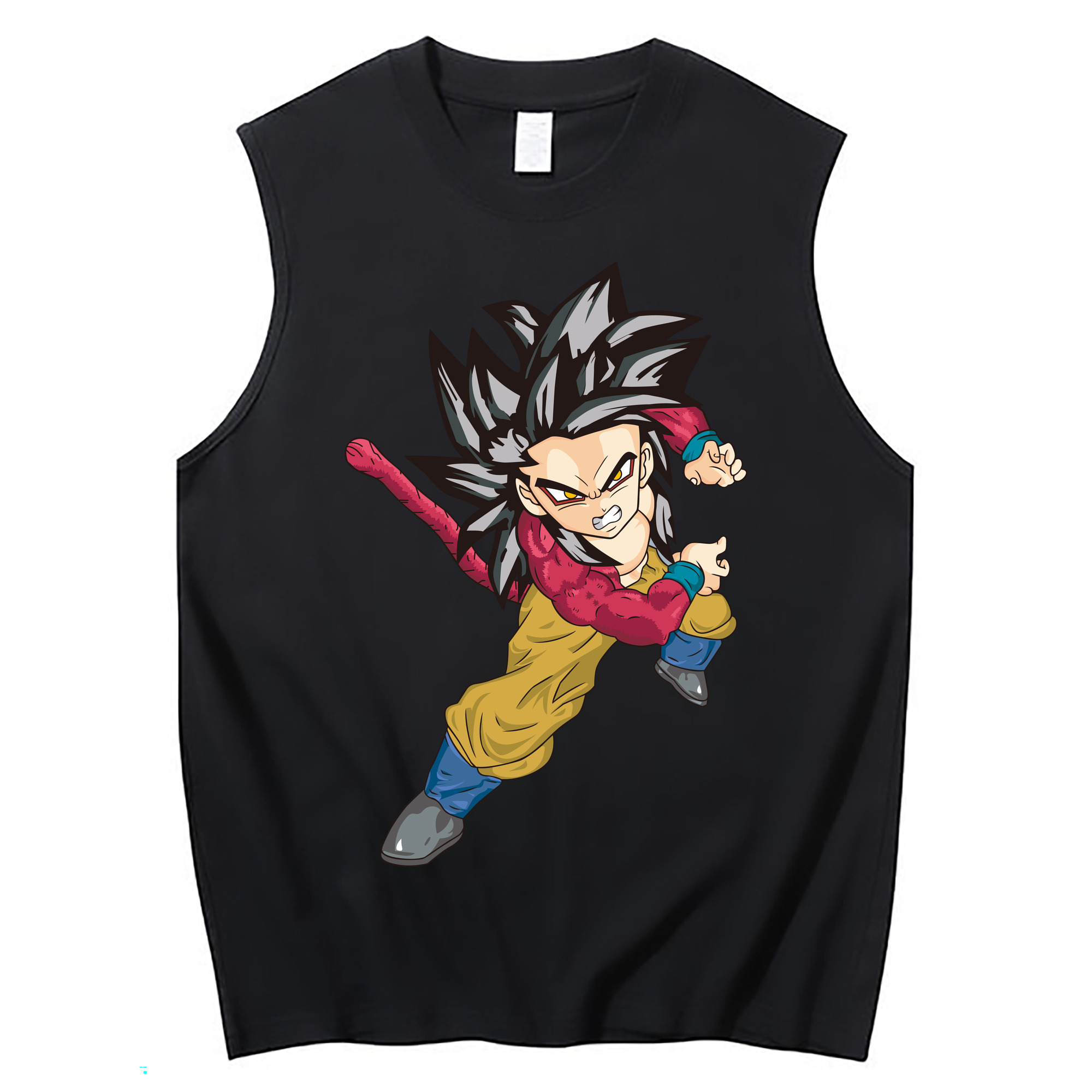 （画像用） ドラゴンボール 孫悟空（そん ごくう）Son Goku カカロット DRAGON BALL Kakarotto コットン100％タンクトップ（フロントプリント）