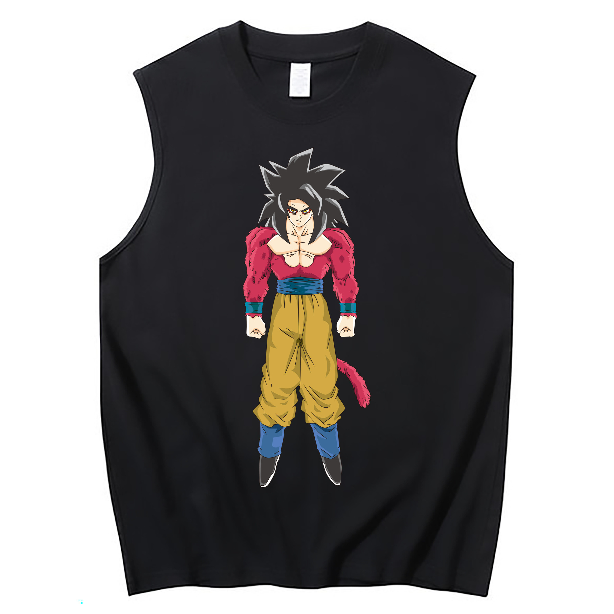 （画像用） ドラゴンボール 孫悟空（そん ごくう）Son Goku カカロット DRAGON BALL Kakarotto コットン100％タンクトップ（フロントプリント）