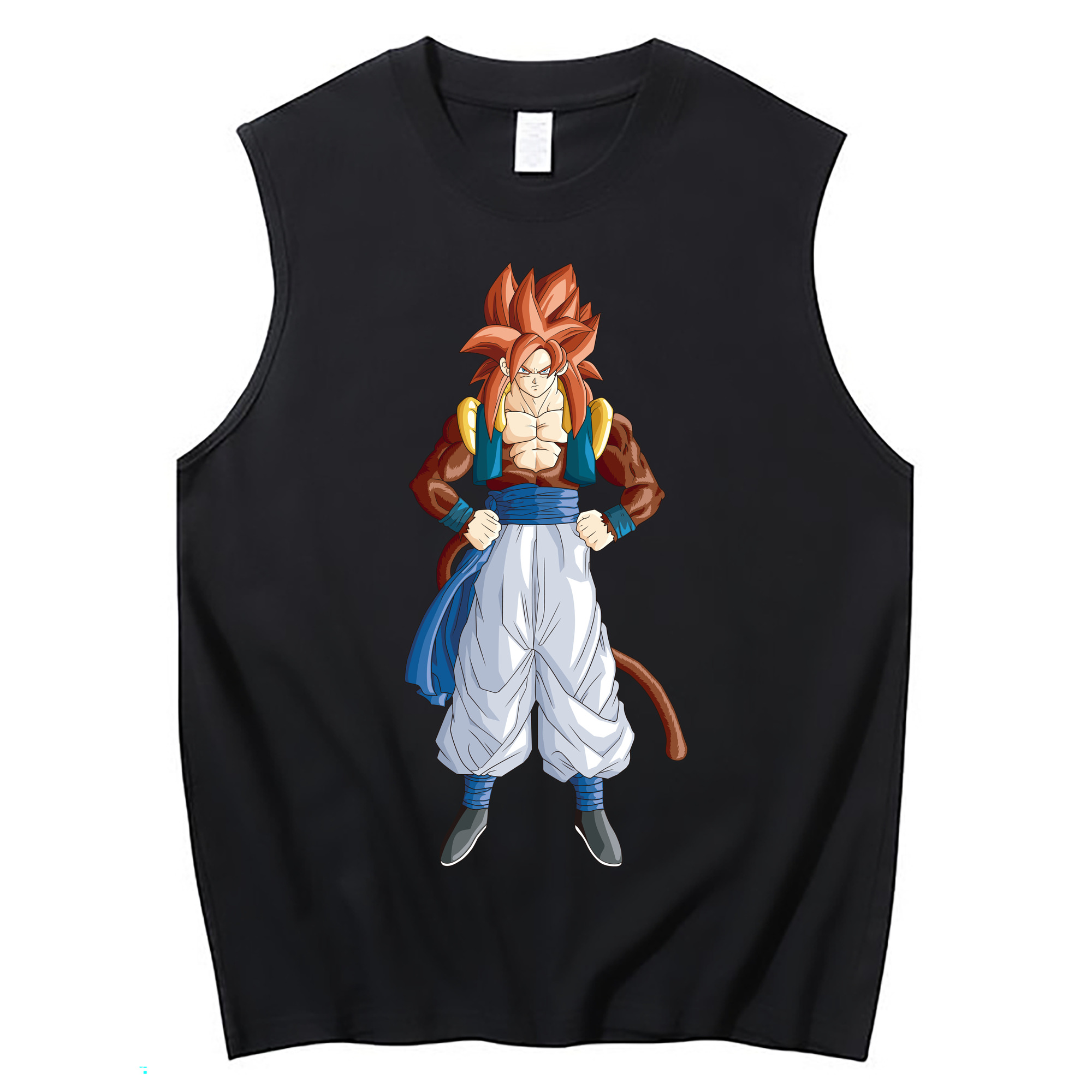 （画像用） ドラゴンボール 孫悟空（そん ごくう）Son Goku カカロット DRAGON BALL Kakarotto コットン100％タンクトップ（フロントプリント）