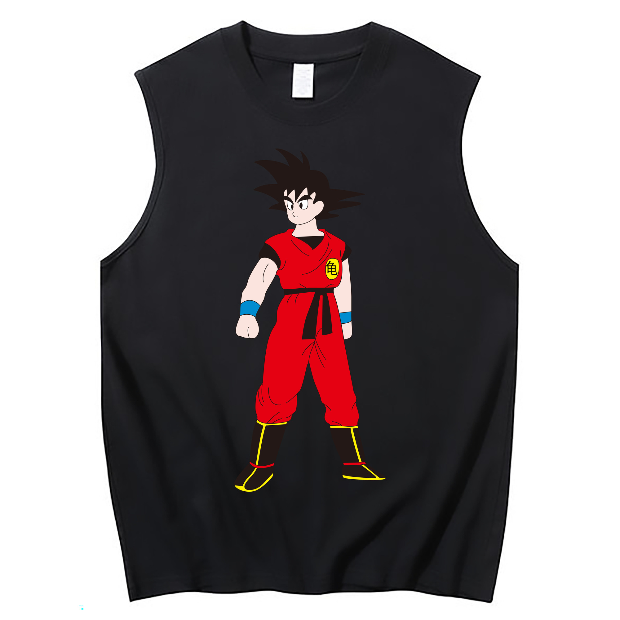 （画像用） ドラゴンボール 孫悟空（そん ごくう）Son Goku カカロット DRAGON BALL Kakarotto コットン100％タンクトップ（フロントプリント）