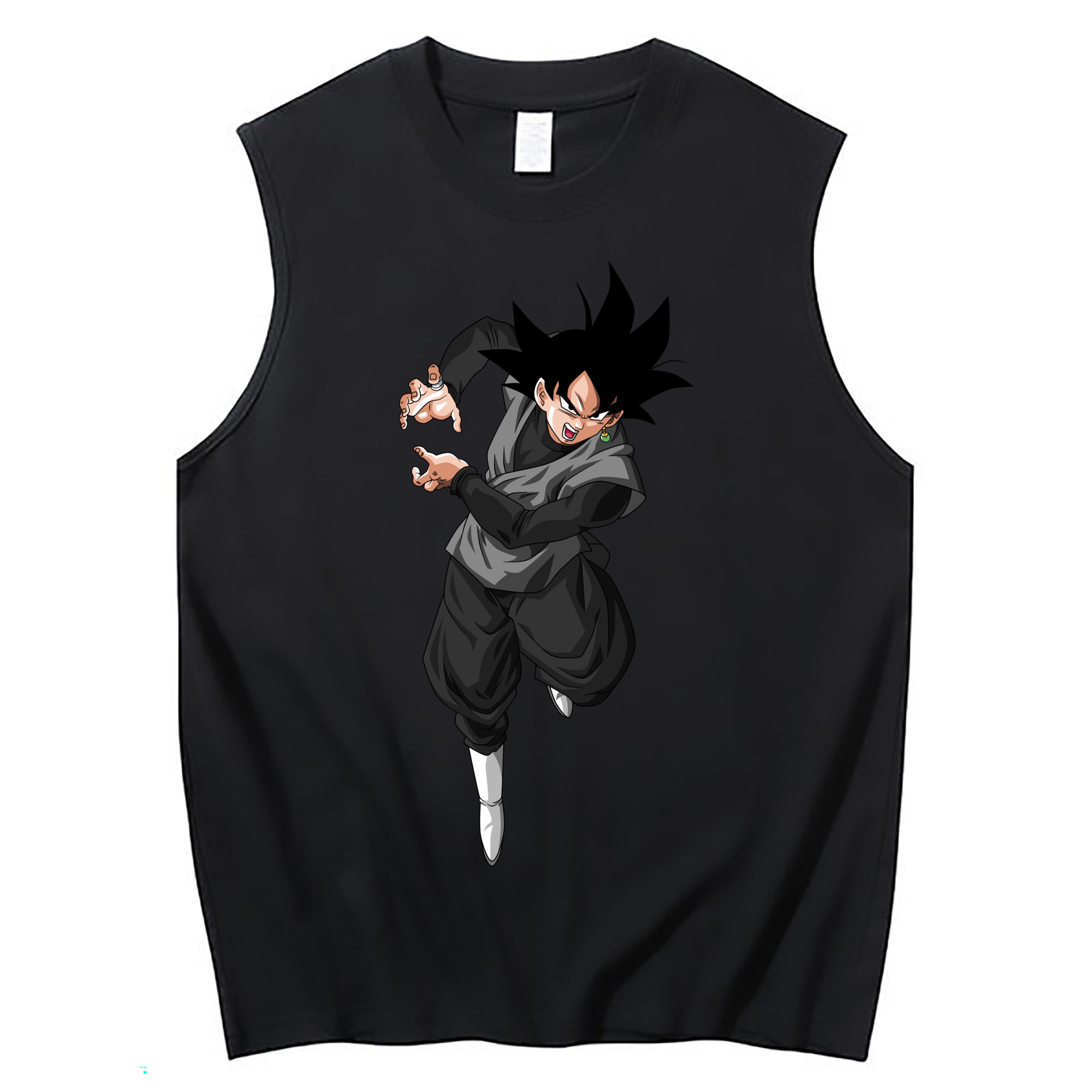 （画像用） ドラゴンボール ベジータ四世（Bejīta Yonsei）DRAGON BALL Vegeta IV コットン100％タンクトップ（フロントプリント）