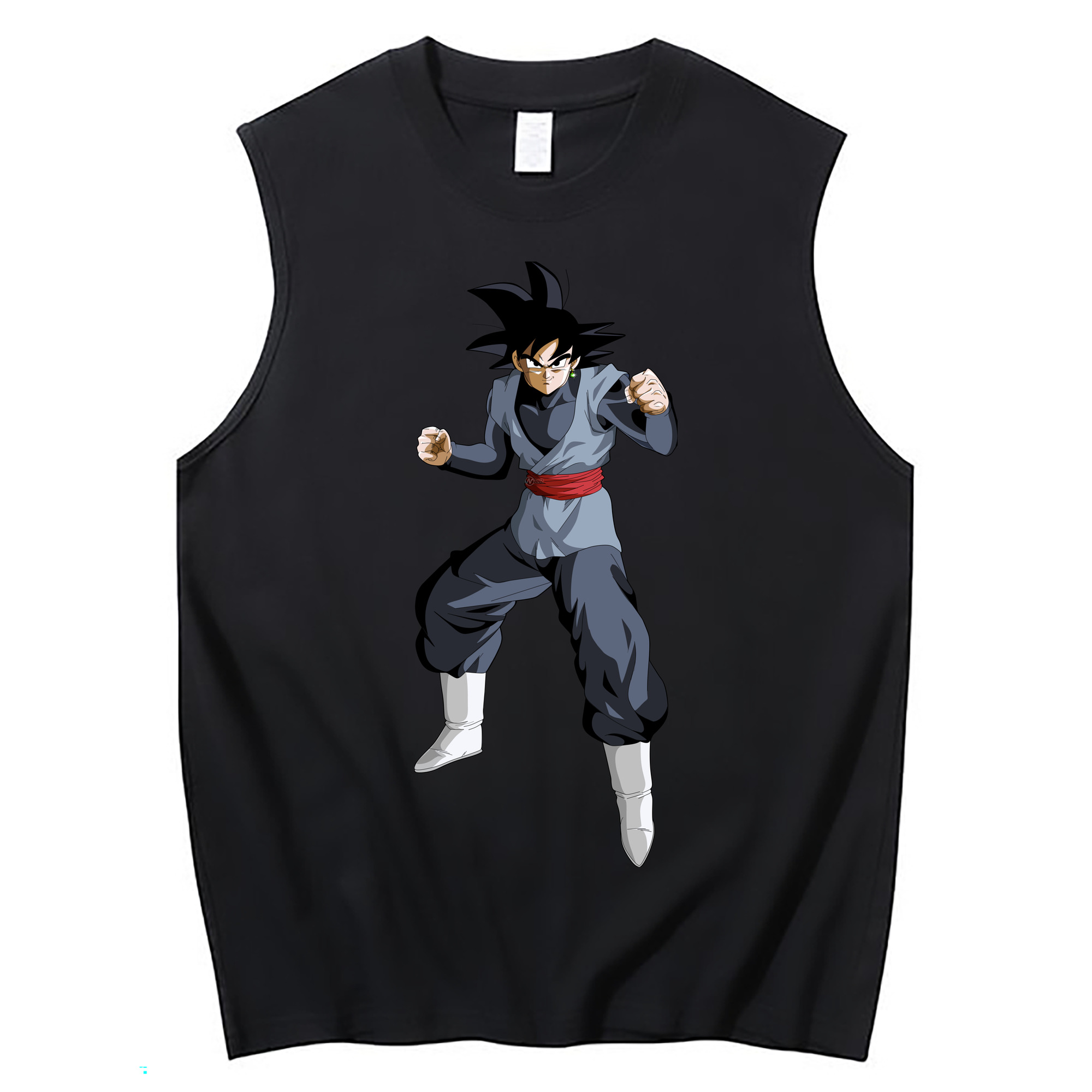 （画像用） ドラゴンボール ベジータ四世（Bejīta Yonsei）DRAGON BALL Vegeta IV コットン100％タンクトップ（フロントプリント）