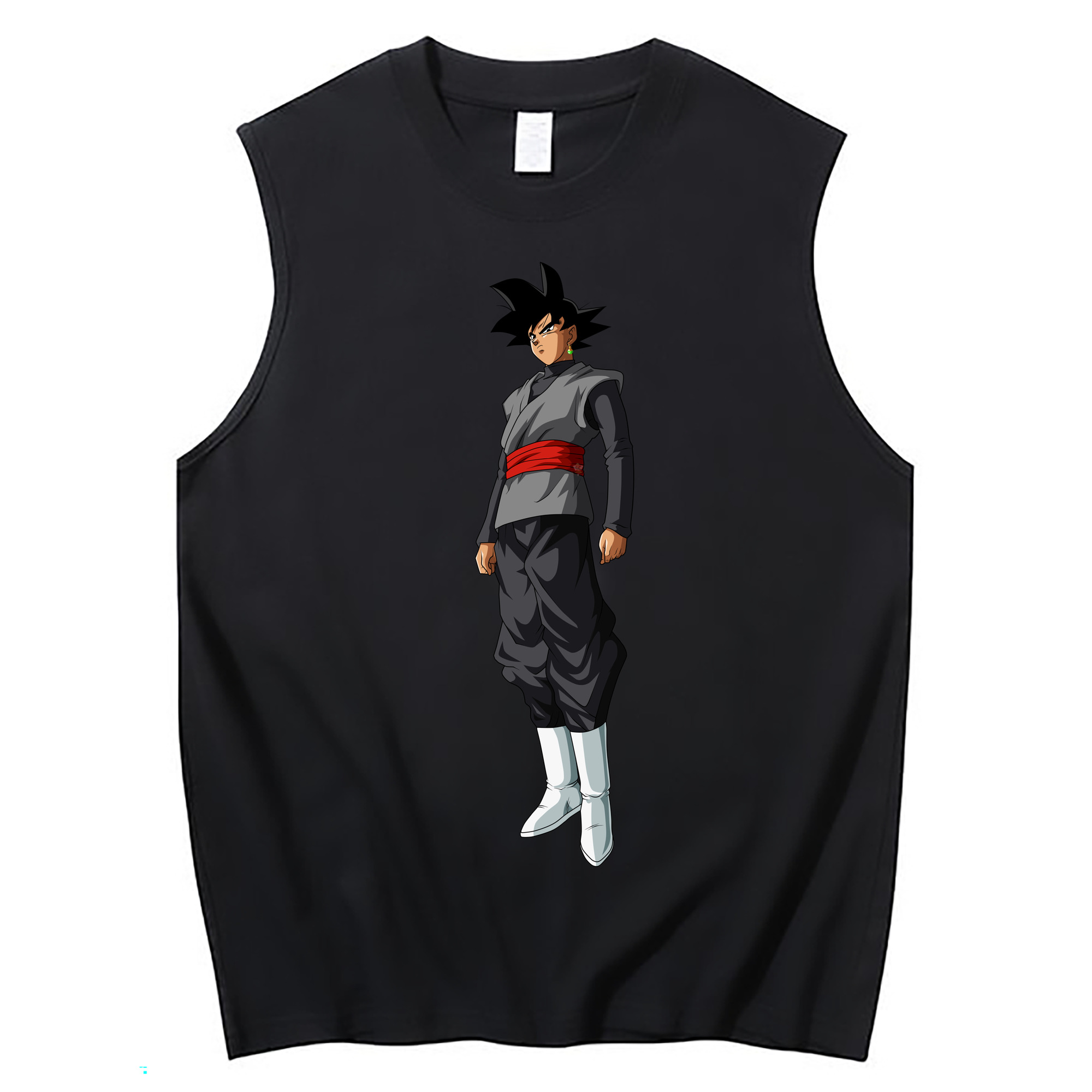 （画像用） ドラゴンボール ベジータ四世（Bejīta Yonsei）DRAGON BALL Vegeta IV コットン100％タンクトップ（フロントプリント）