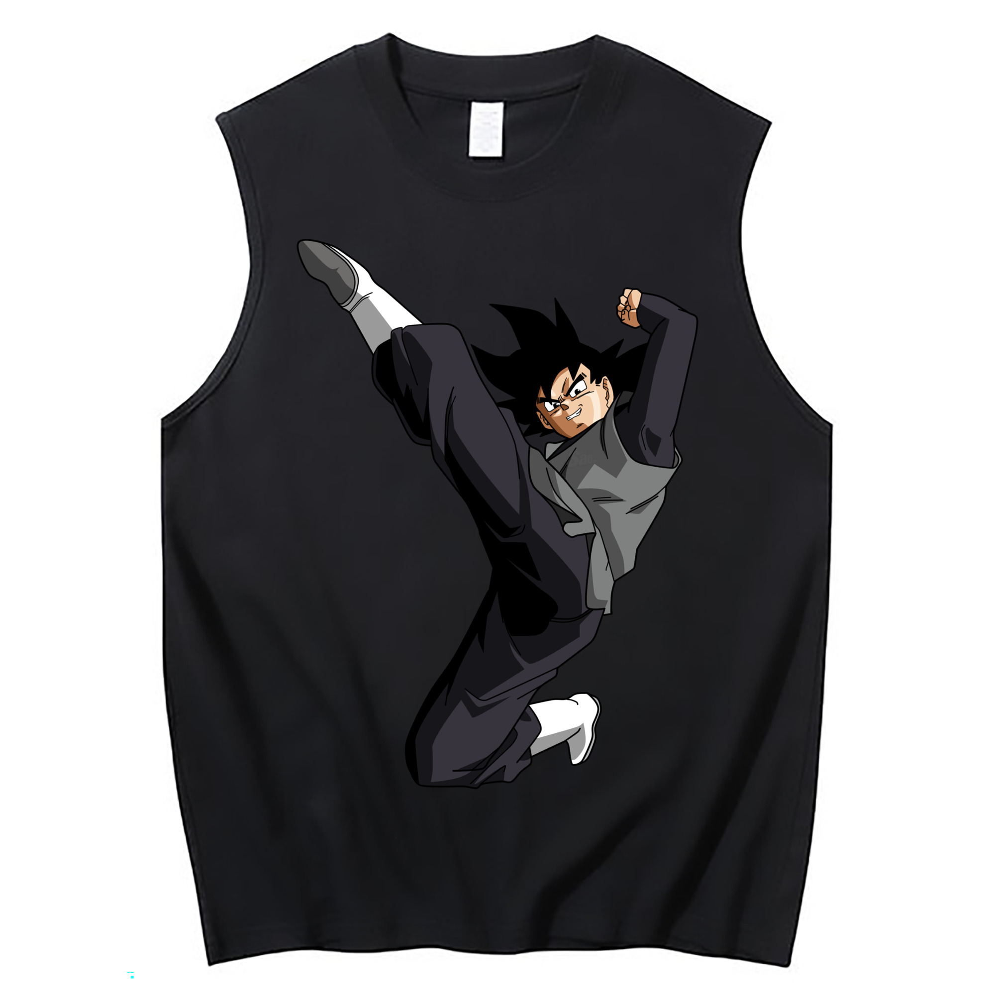 （画像用） ドラゴンボール ベジータ四世（Bejīta Yonsei）DRAGON BALL Vegeta IV コットン100％タンクトップ（フロントプリント）