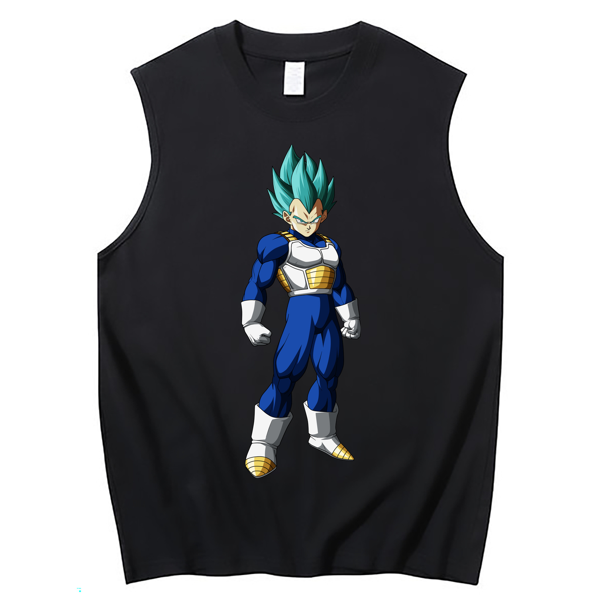 （画像用） ドラゴンボール ベジータ四世（Bejīta Yonsei）DRAGON BALL Vegeta IV コットン100％タンクトップ（フロントプリント）