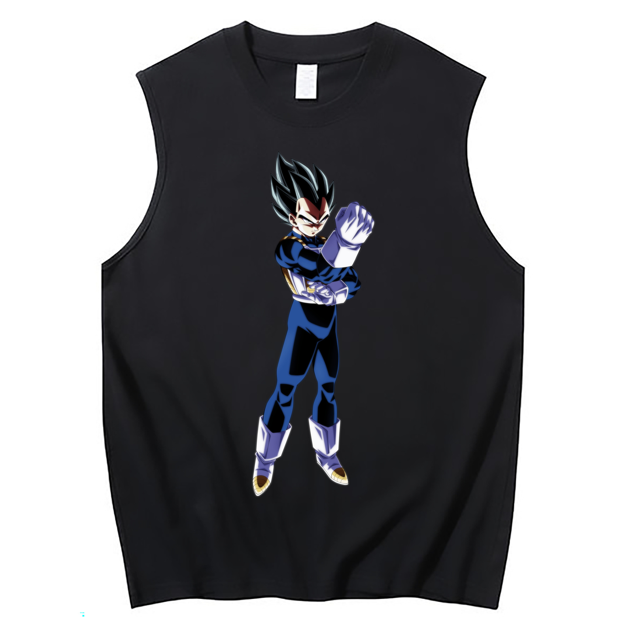 （画像用） ドラゴンボール ベジータ四世（Bejīta Yonsei）DRAGON BALL Vegeta IV コットン100％タンクトップ（フロントプリント）