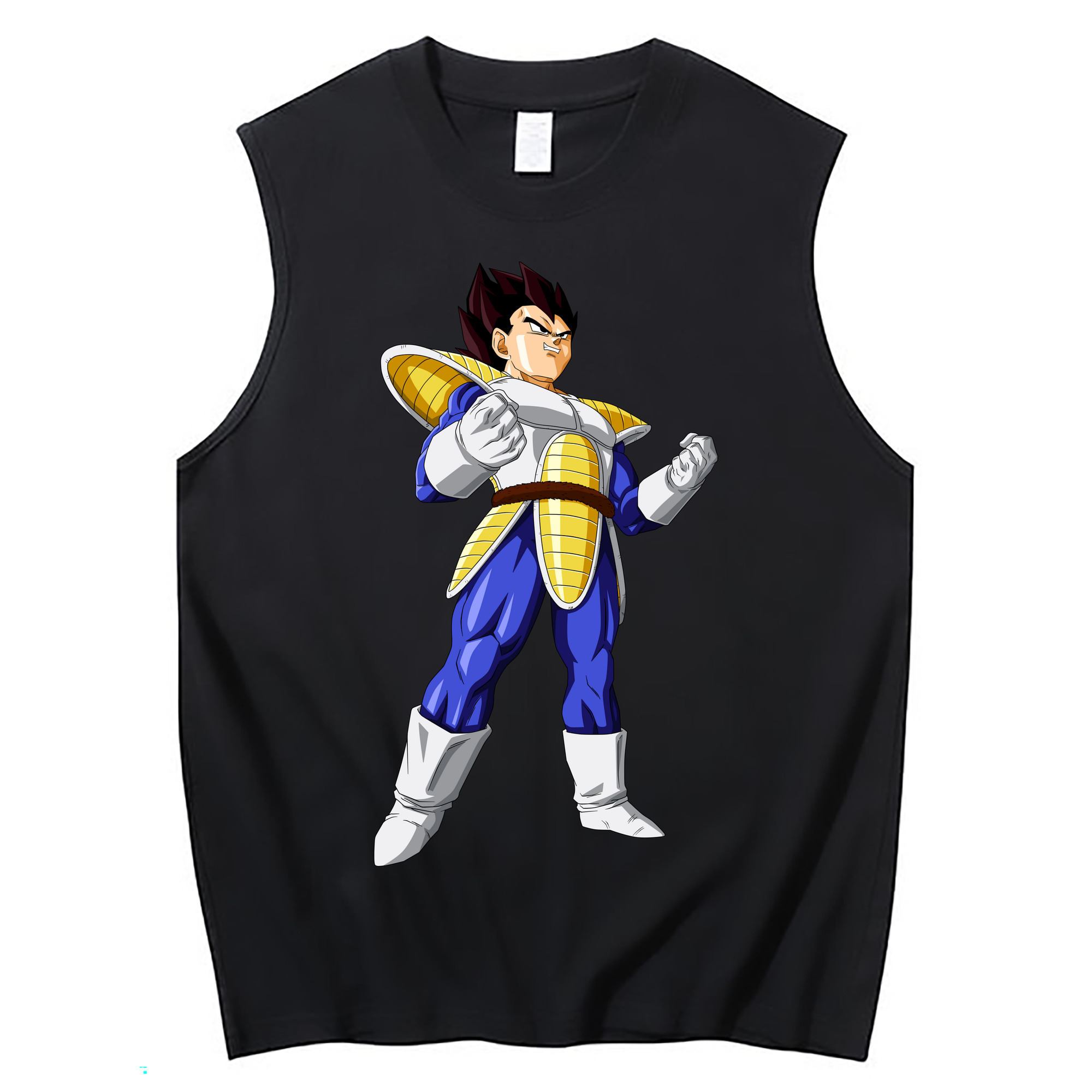 （画像用） ドラゴンボール ベジータ四世（Bejīta Yonsei）DRAGON BALL Vegeta IV コットン100％タンクトップ（フロントプリント）