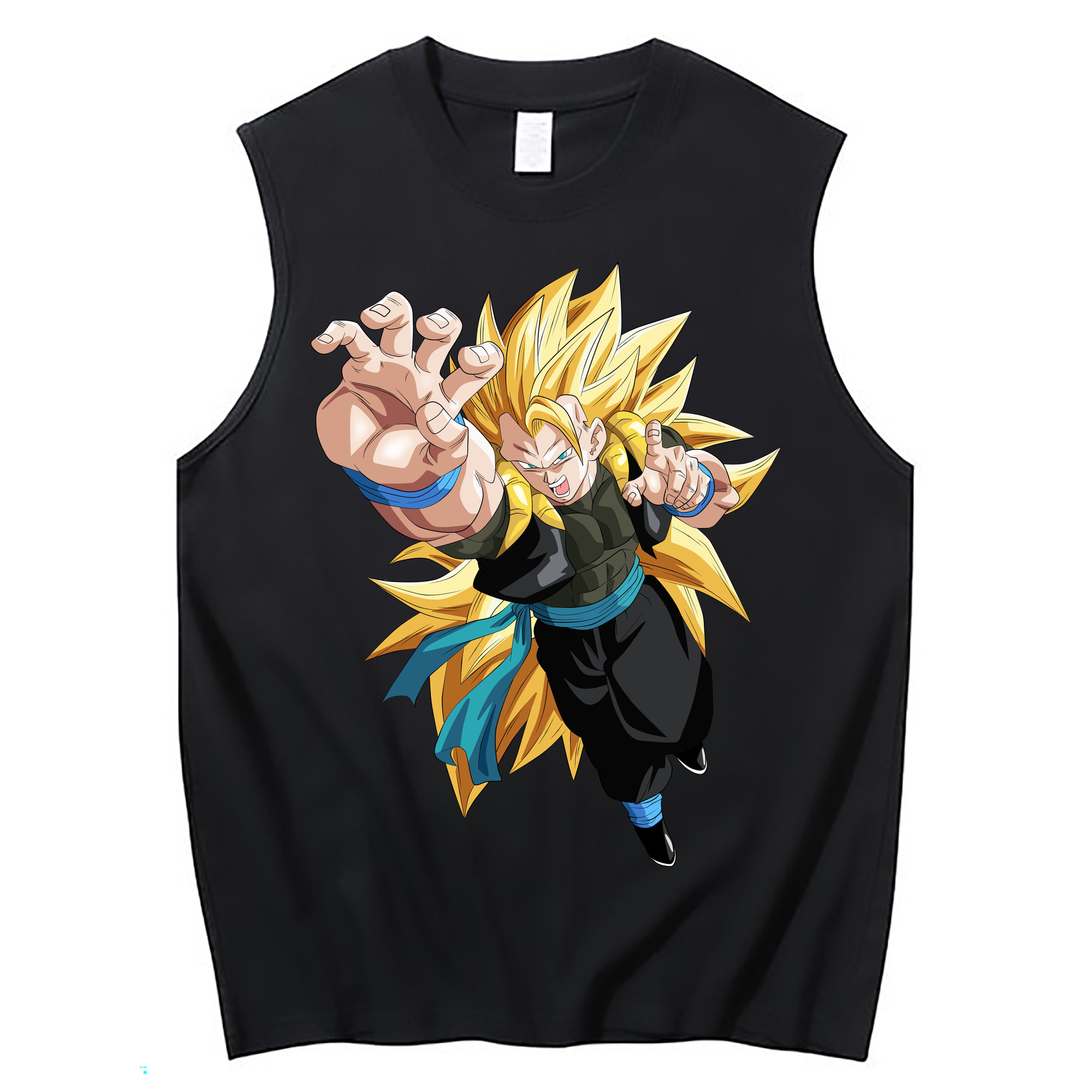 （画像用） ドラゴンボール ベジータ四世（Bejīta Yonsei）DRAGON BALL Vegeta IV コットン100％タンクトップ（フロントプリント）