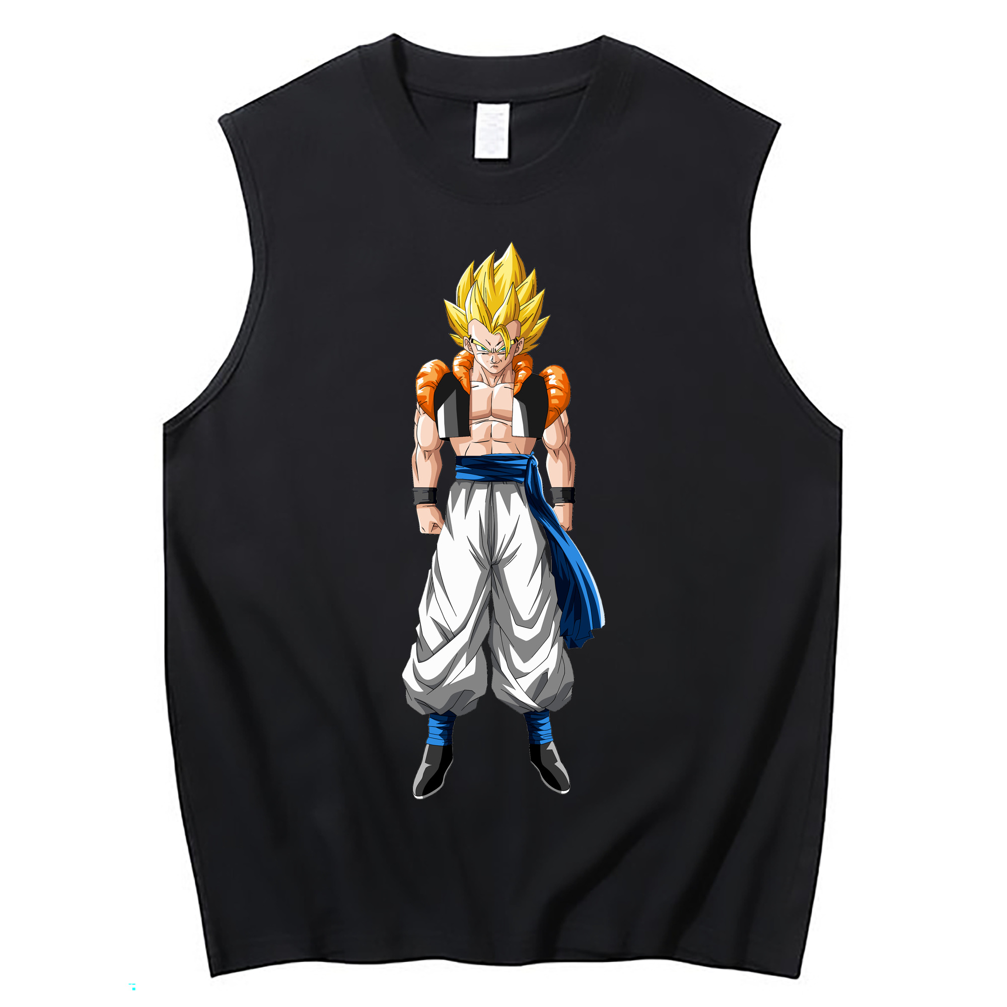 （画像用） ドラゴンボール ベジータ四世（Bejīta Yonsei）DRAGON BALL Vegeta IV コットン100％タンクトップ（フロントプリント）