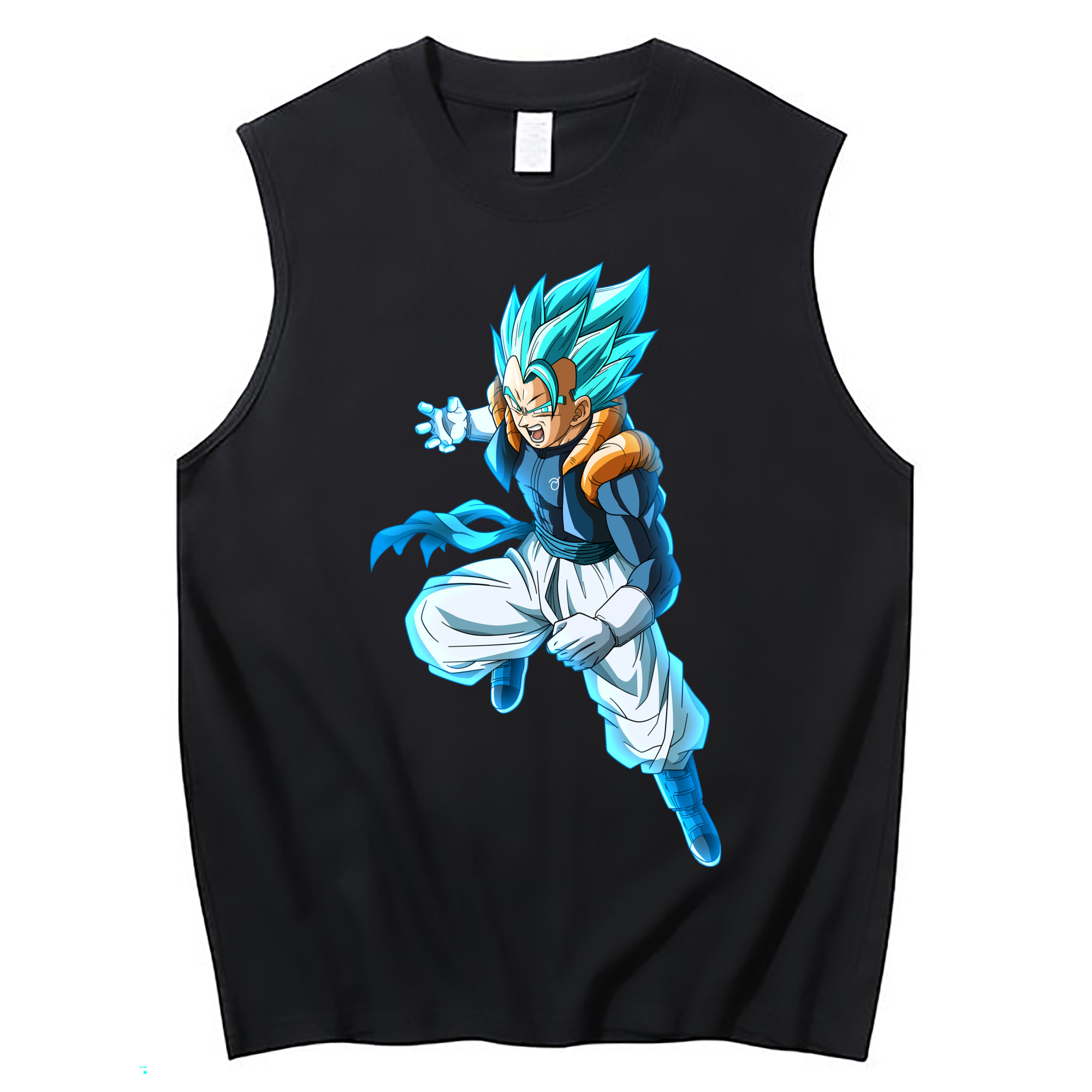 （画像用） ドラゴンボール ベジータ四世（Bejīta Yonsei）DRAGON BALL Vegeta IV コットン100％タンクトップ（フロントプリント）