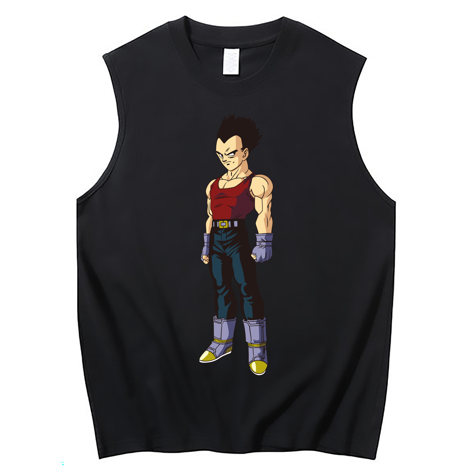 （画像用） ドラゴンボール ベジータ四世（Bejīta Yonsei）DRAGON BALL Vegeta IV コットン100％タンクトップ（フロントプリント）