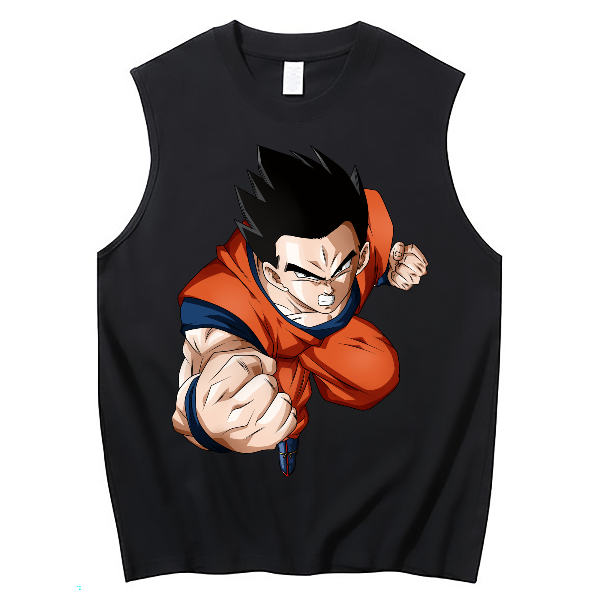 （画像用） ドラゴンボール 孫 悟飯（そんごはん）DRAGON BALL Son Gohan コットン100％タンクトップ（フロントプリント）