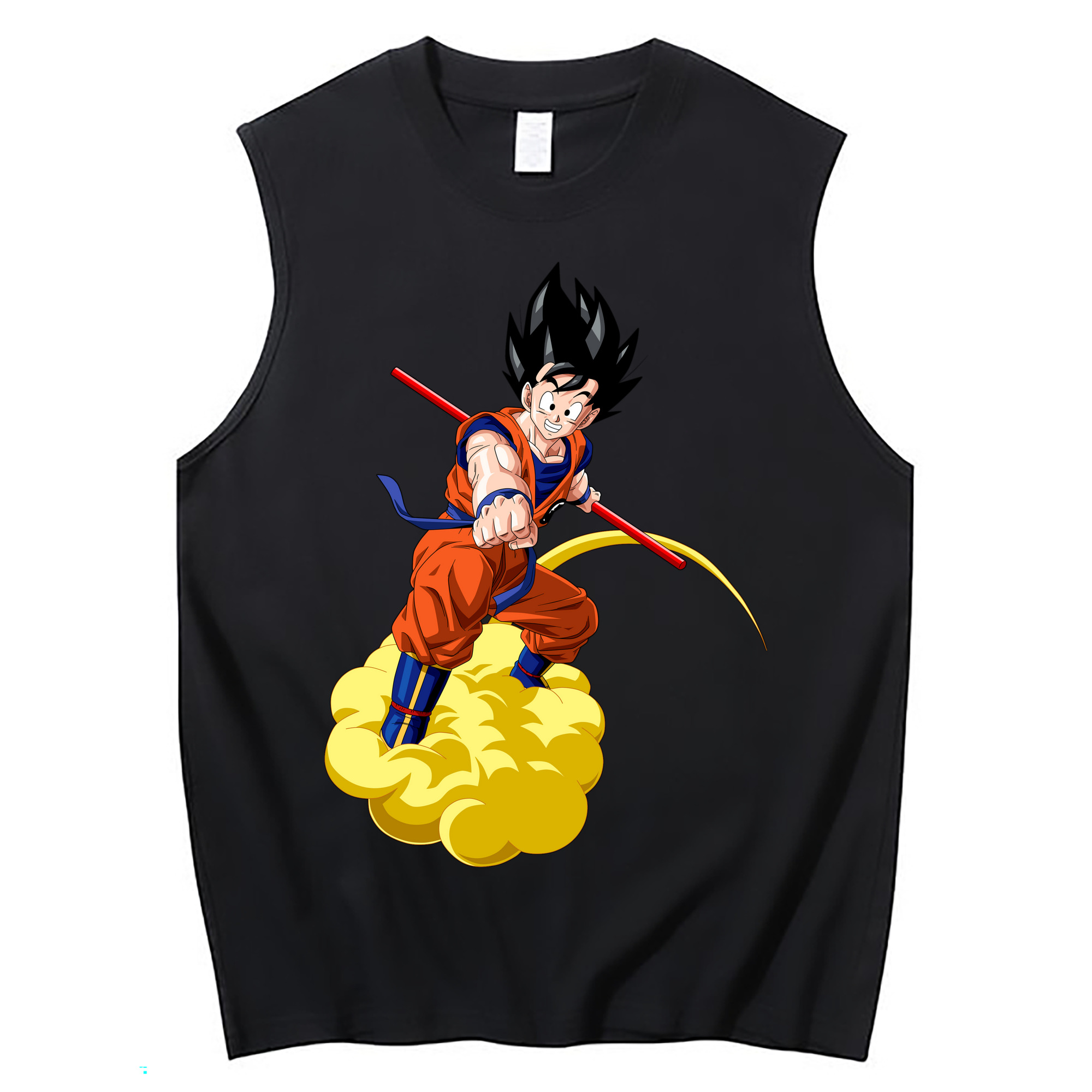 （画像用） ドラゴンボール 孫 悟飯（そんごはん）DRAGON BALL Son Gohan コットン100％タンクトップ（フロントプリント）