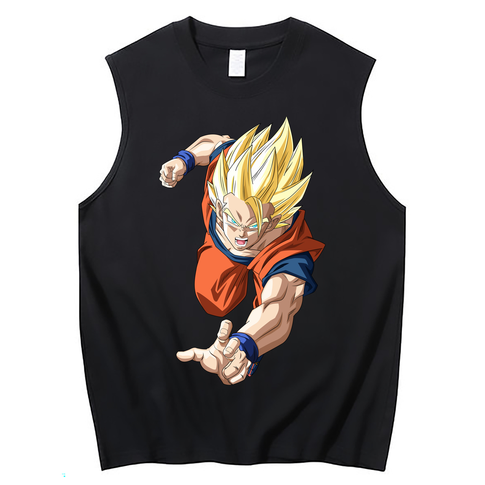 （画像用） ドラゴンボール 孫 悟飯（そんごはん）DRAGON BALL Son Gohan コットン100％タンクトップ（フロントプリント）