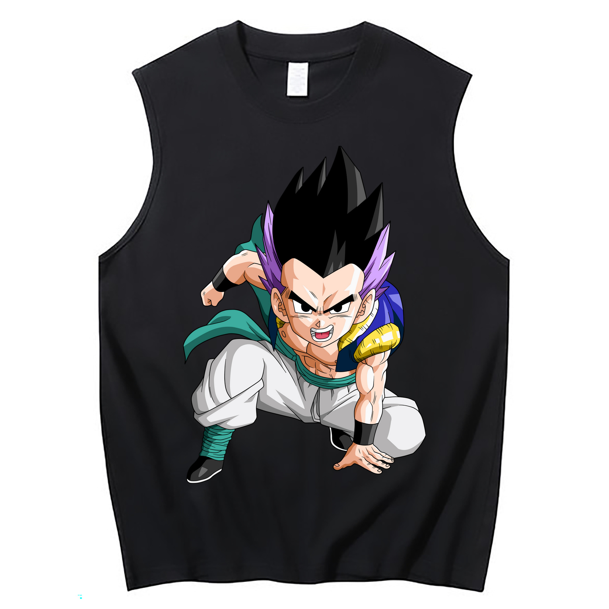 （画像用） ドラゴンボール 孫 悟飯（そんごはん）DRAGON BALL Son Gohan コットン100％タンクトップ（フロントプリント）