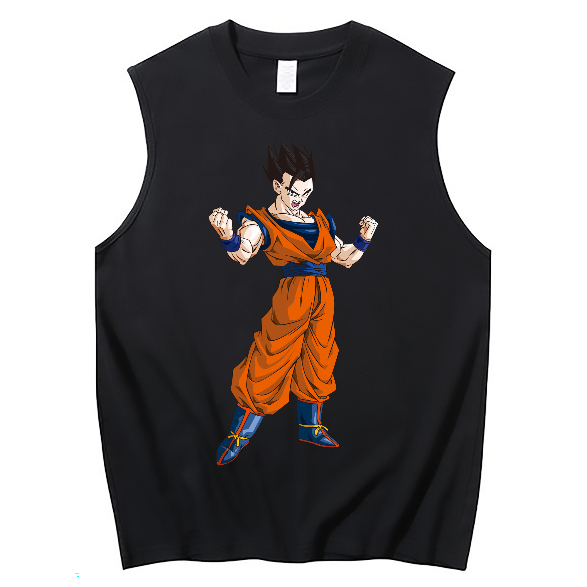 （画像用） ドラゴンボール 孫 悟飯（そんごはん）DRAGON BALL Son Gohan コットン100％タンクトップ（フロントプリント）