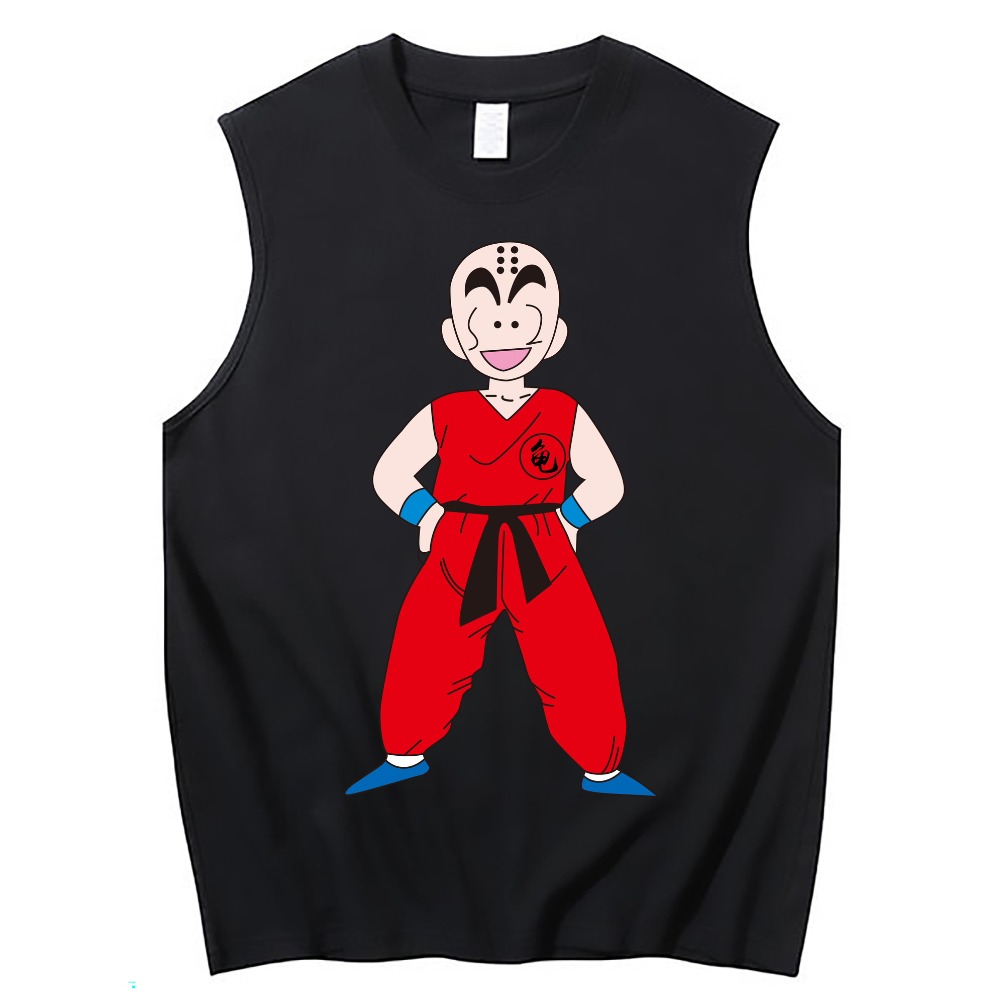 （画像用） ドラゴンボール クリリン DRAGON BALL krillin コットン100％タンクトップ（フロントプリント）