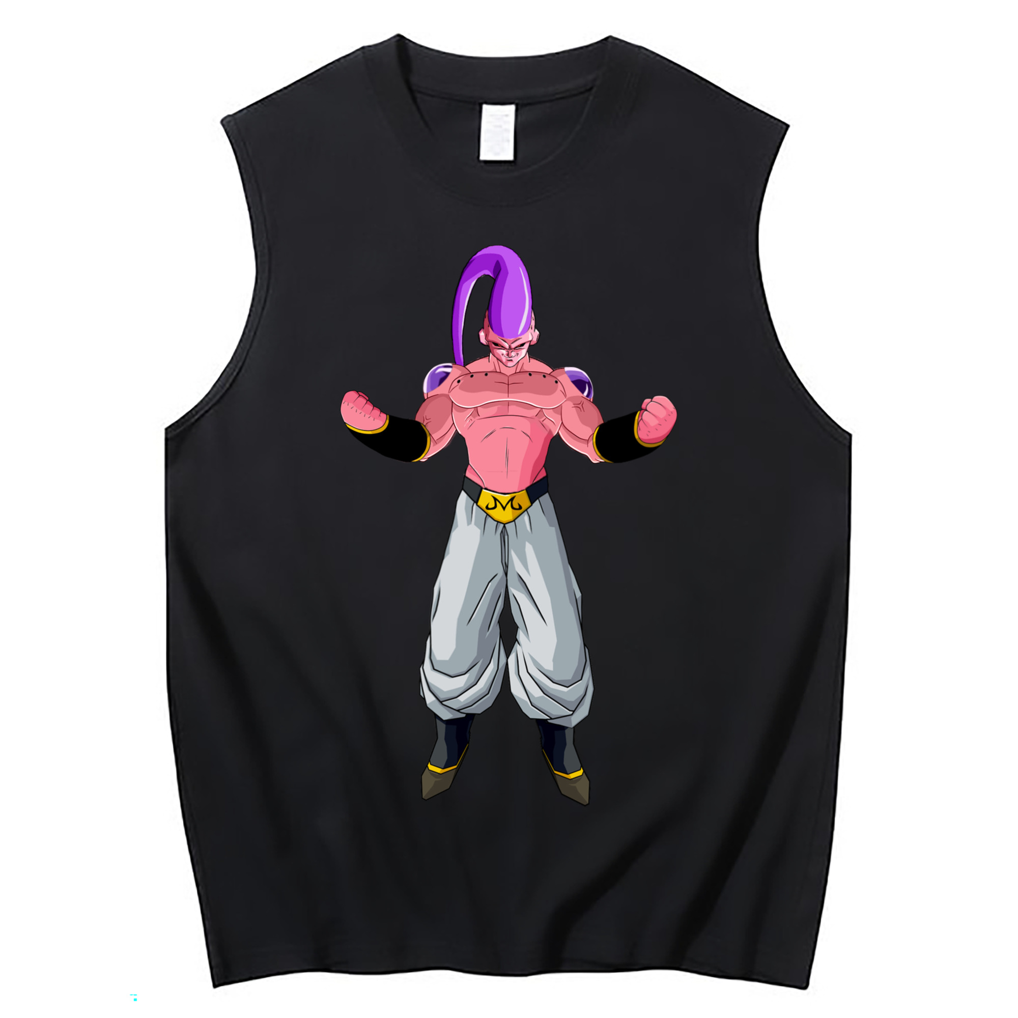 （画像用） ドラゴンボール 魔人ブウ DRAGON BALL Majin Buu コットン100％タンクトップ（フロントプリント）