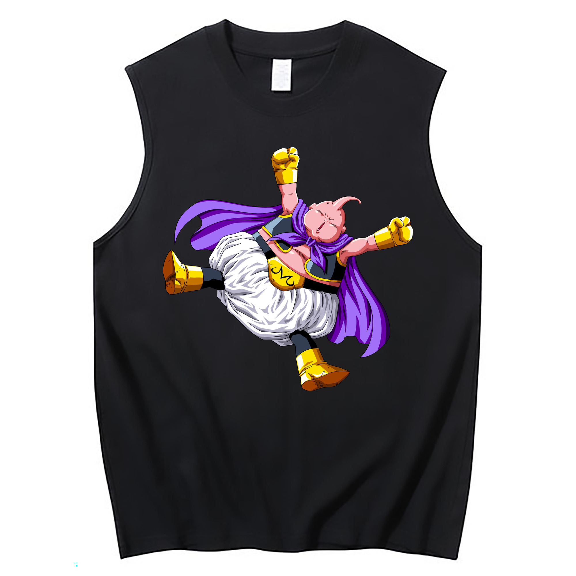 （画像用） ドラゴンボール 魔人ブウ DRAGON BALL Majin Buu コットン100％タンクトップ（フロントプリント）