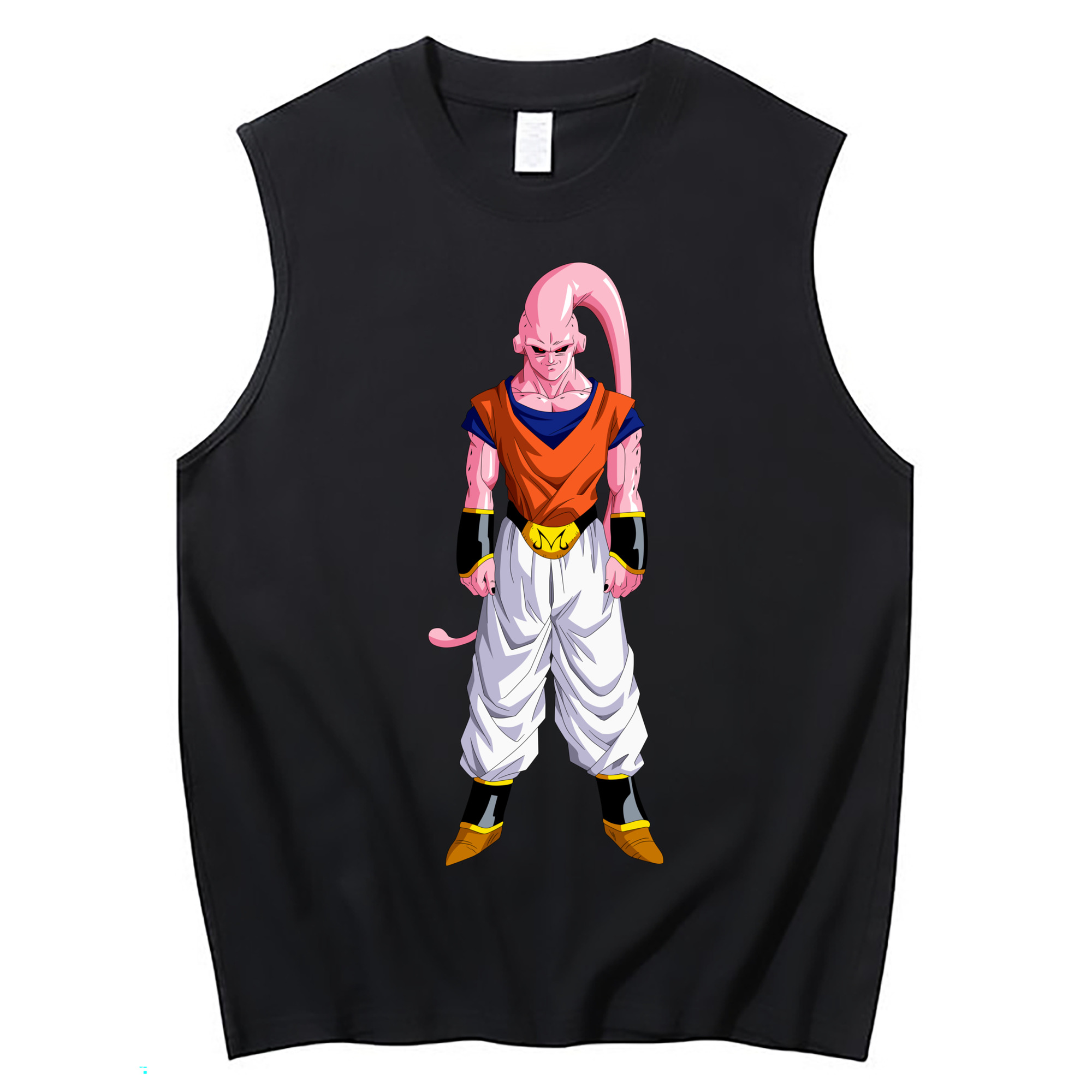 （画像用） ドラゴンボール 魔人ブウ DRAGON BALL Majin Buu コットン100％タンクトップ（フロントプリント）