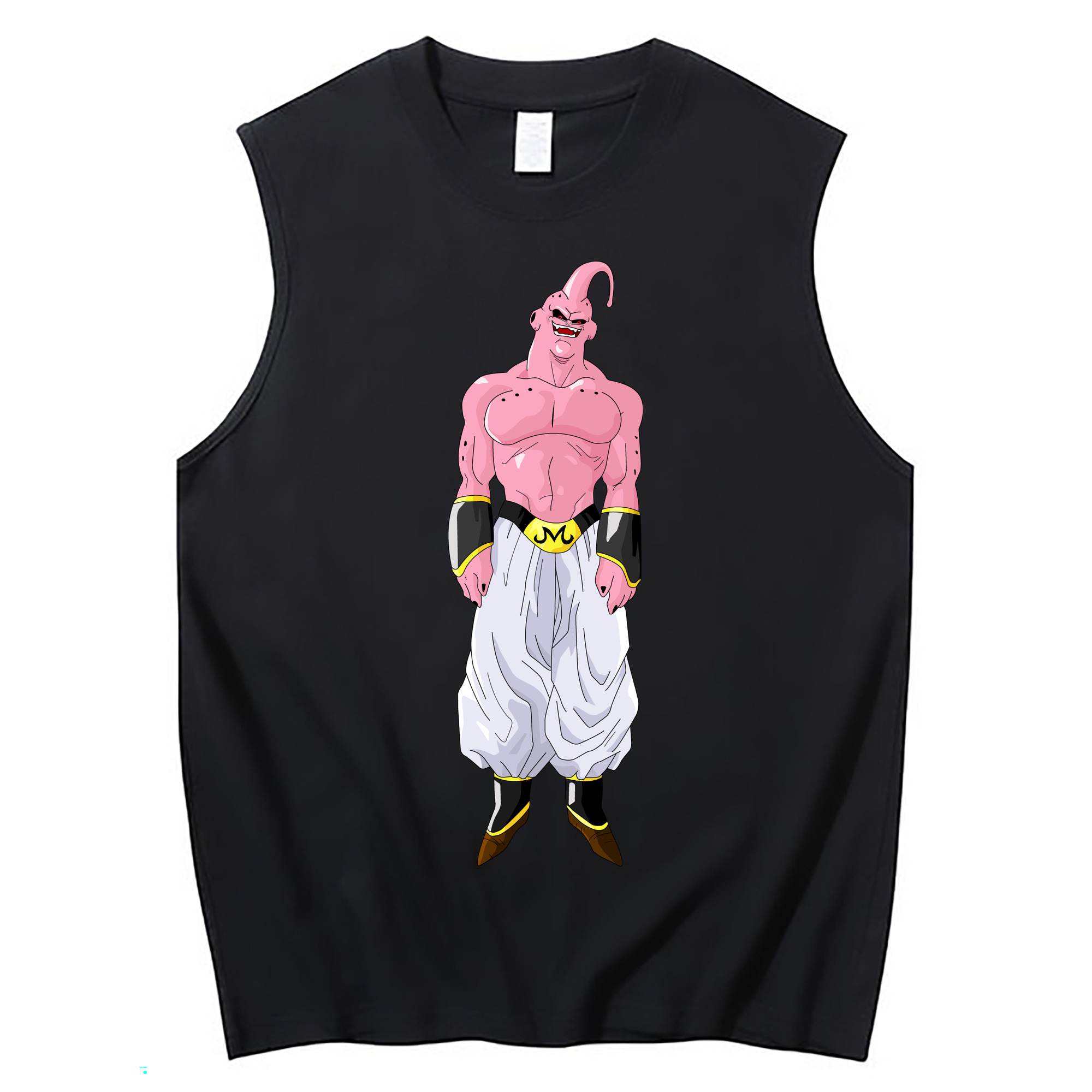 （画像用） ドラゴンボール 魔人ブウ DRAGON BALL Majin Buu コットン100％タンクトップ（フロントプリント）