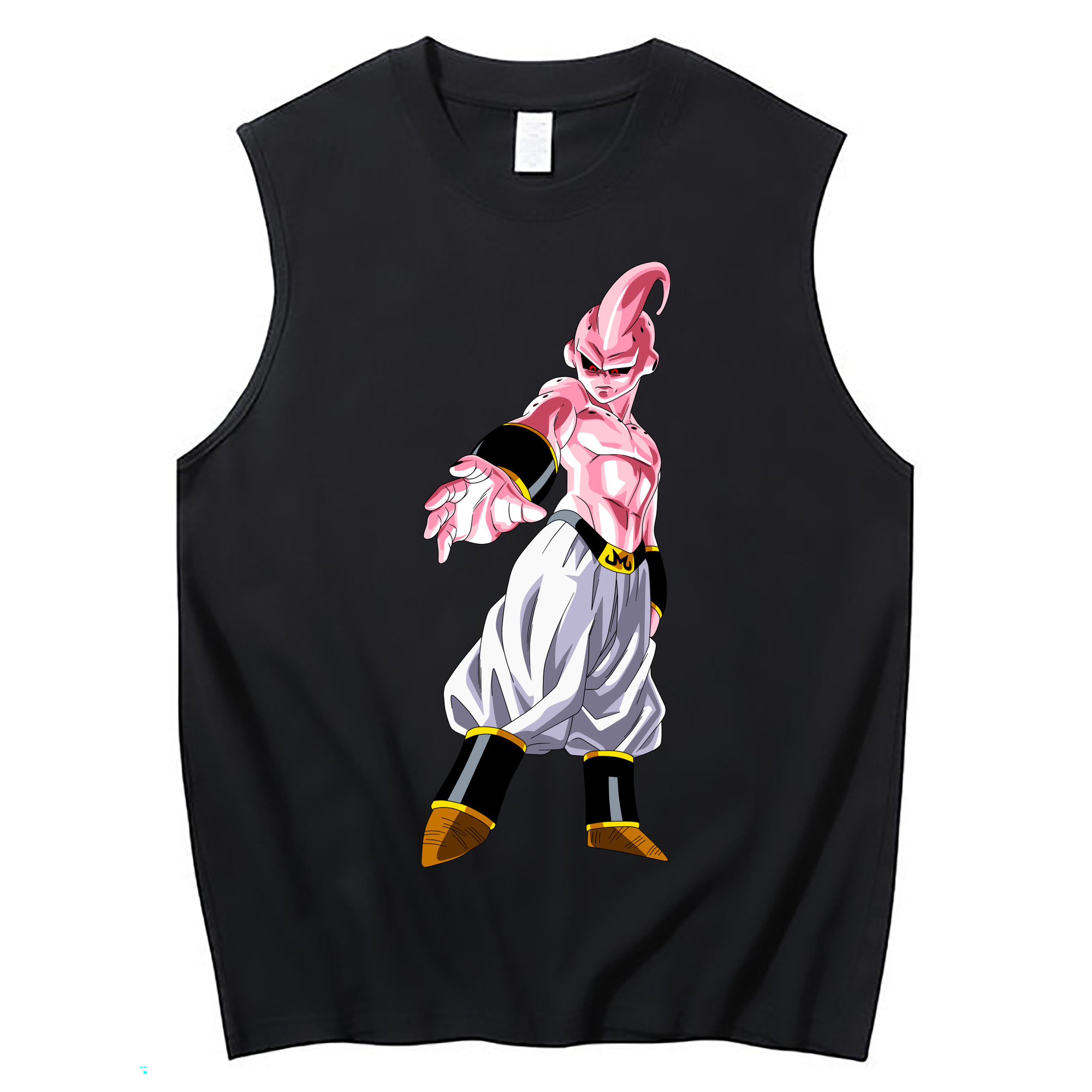（画像用） ドラゴンボール 魔人ブウ DRAGON BALL Majin Buu コットン100％タンクトップ（フロントプリント）