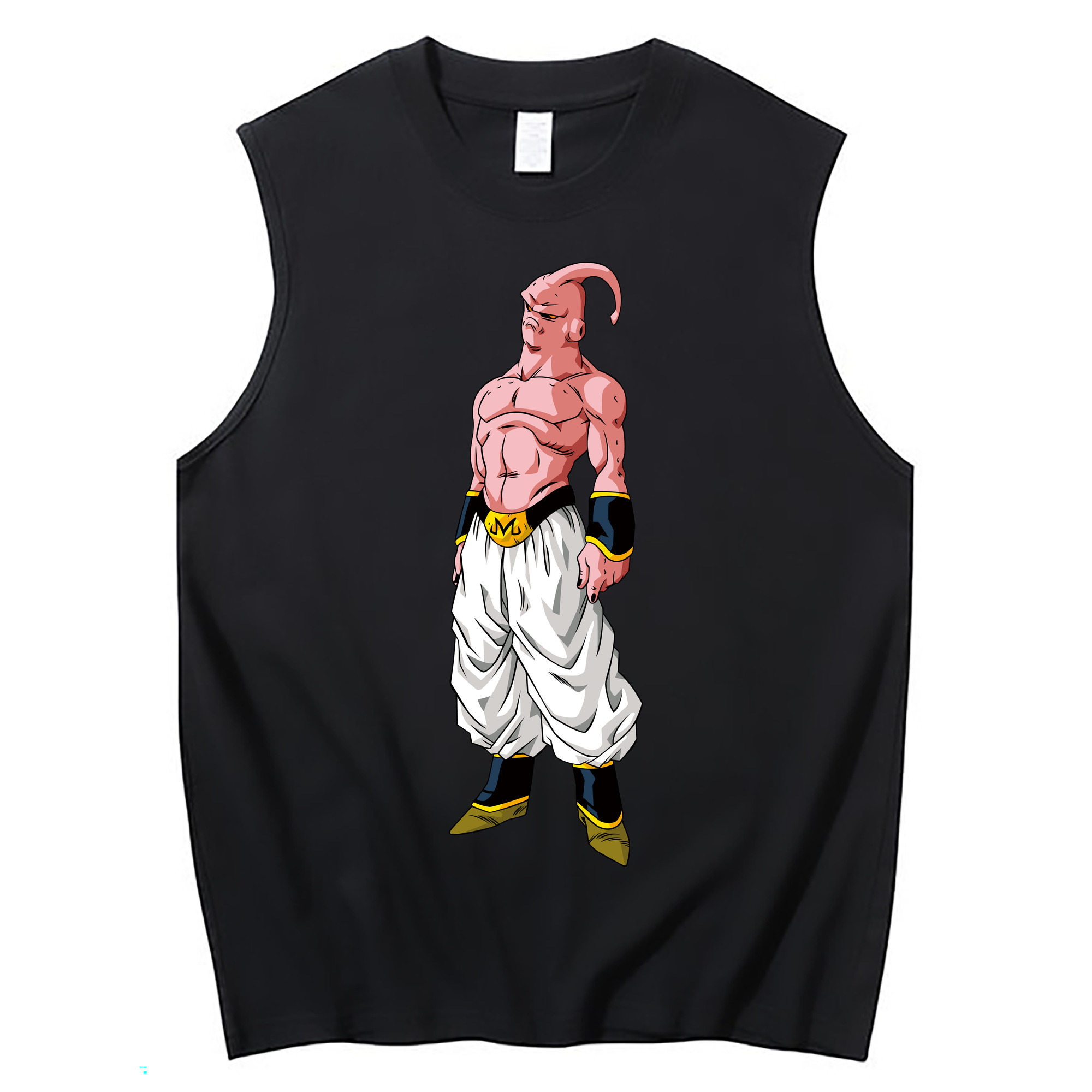 （画像用） ドラゴンボール 魔人ブウ DRAGON BALL Majin Buu コットン100％タンクトップ（フロントプリント）