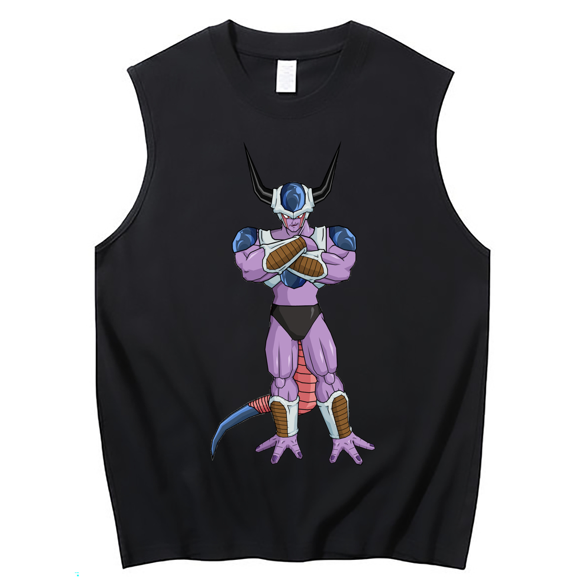 （画像用） ドラゴンボール フリーザ DRAGON BALL Frieza コットン100％タンクトップ（フロントプリント）