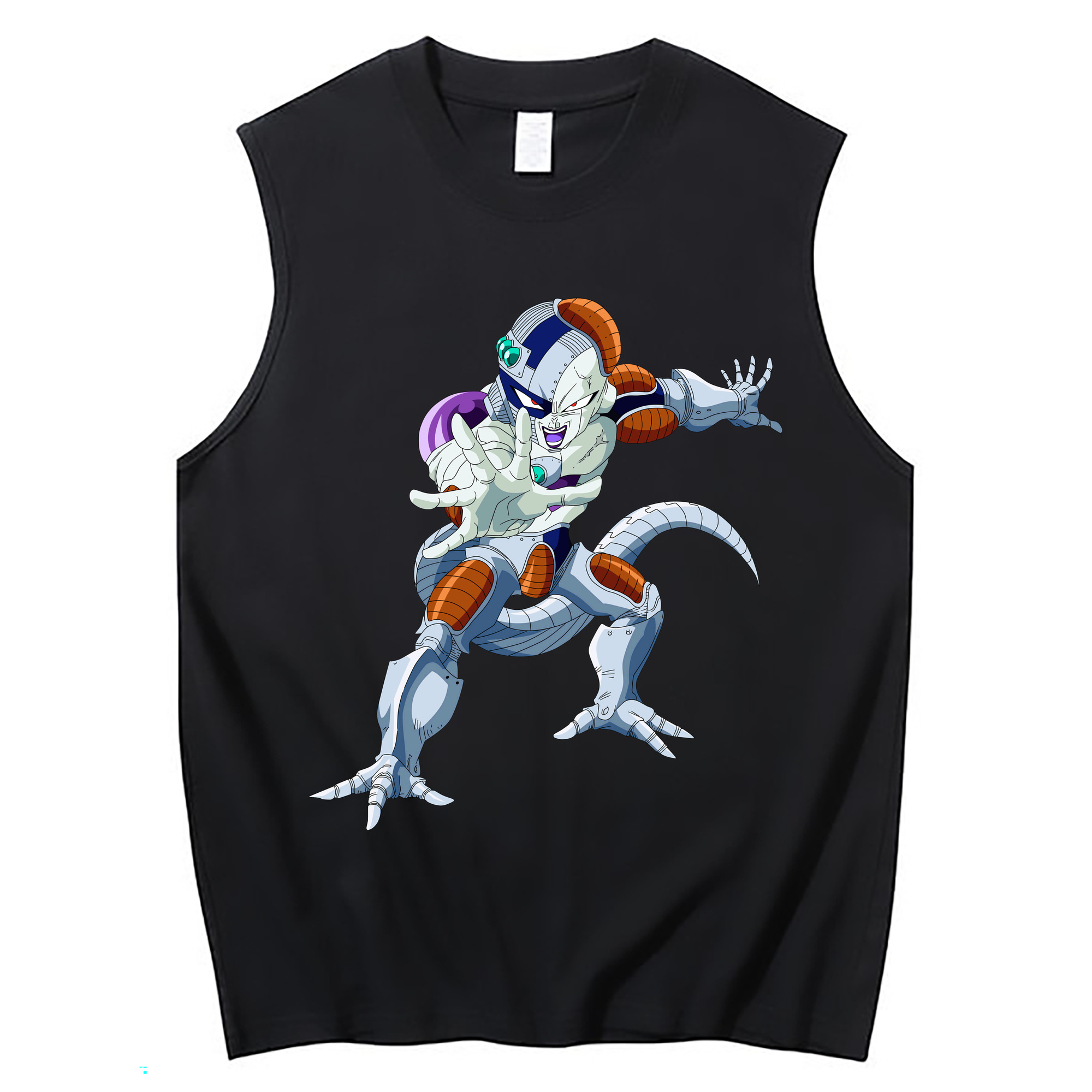 （画像用） ドラゴンボール フリーザ DRAGON BALL Frieza コットン100％タンクトップ（フロントプリント）
