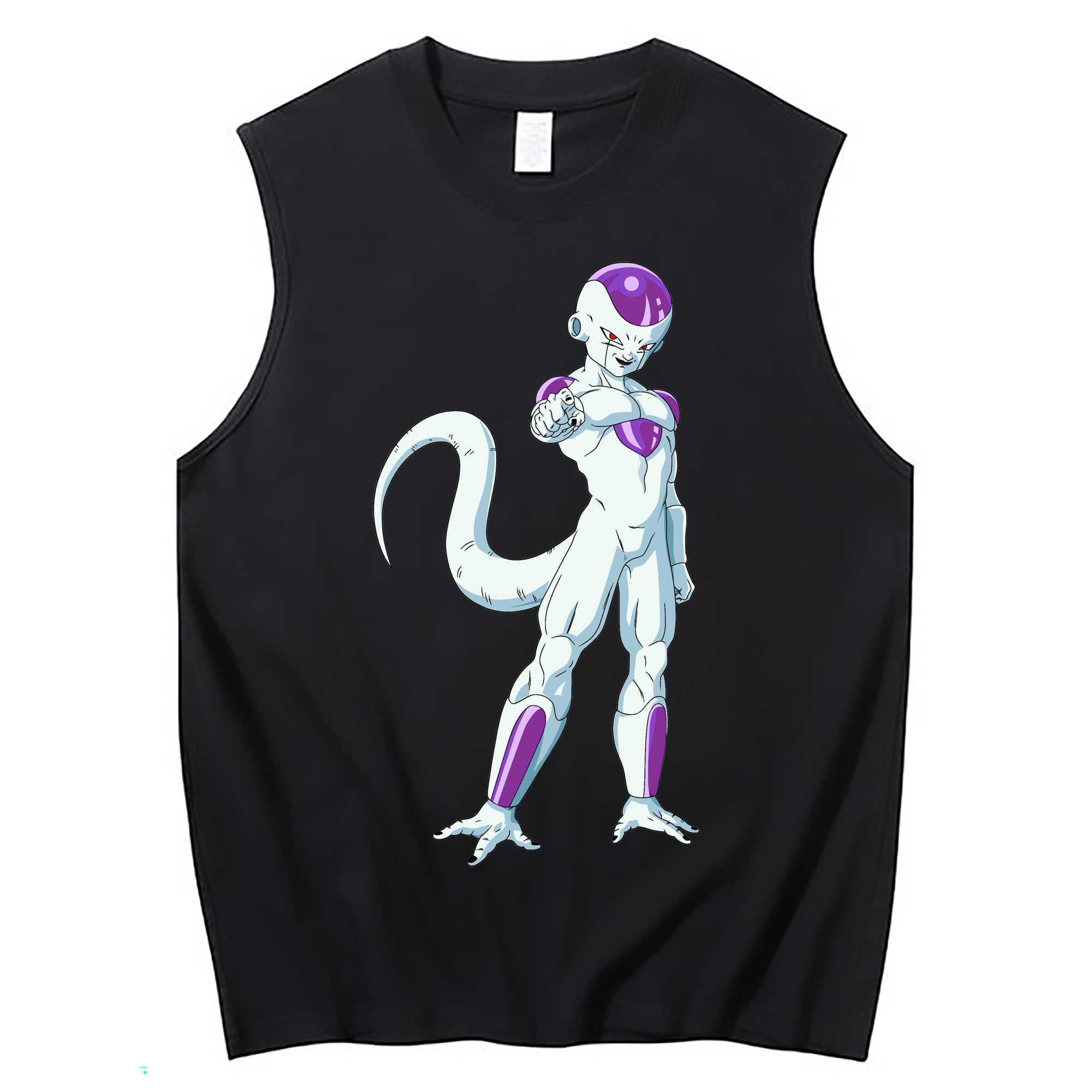 （画像用） ドラゴンボール フリーザ DRAGON BALL Frieza コットン100％タンクトップ（フロントプリント）