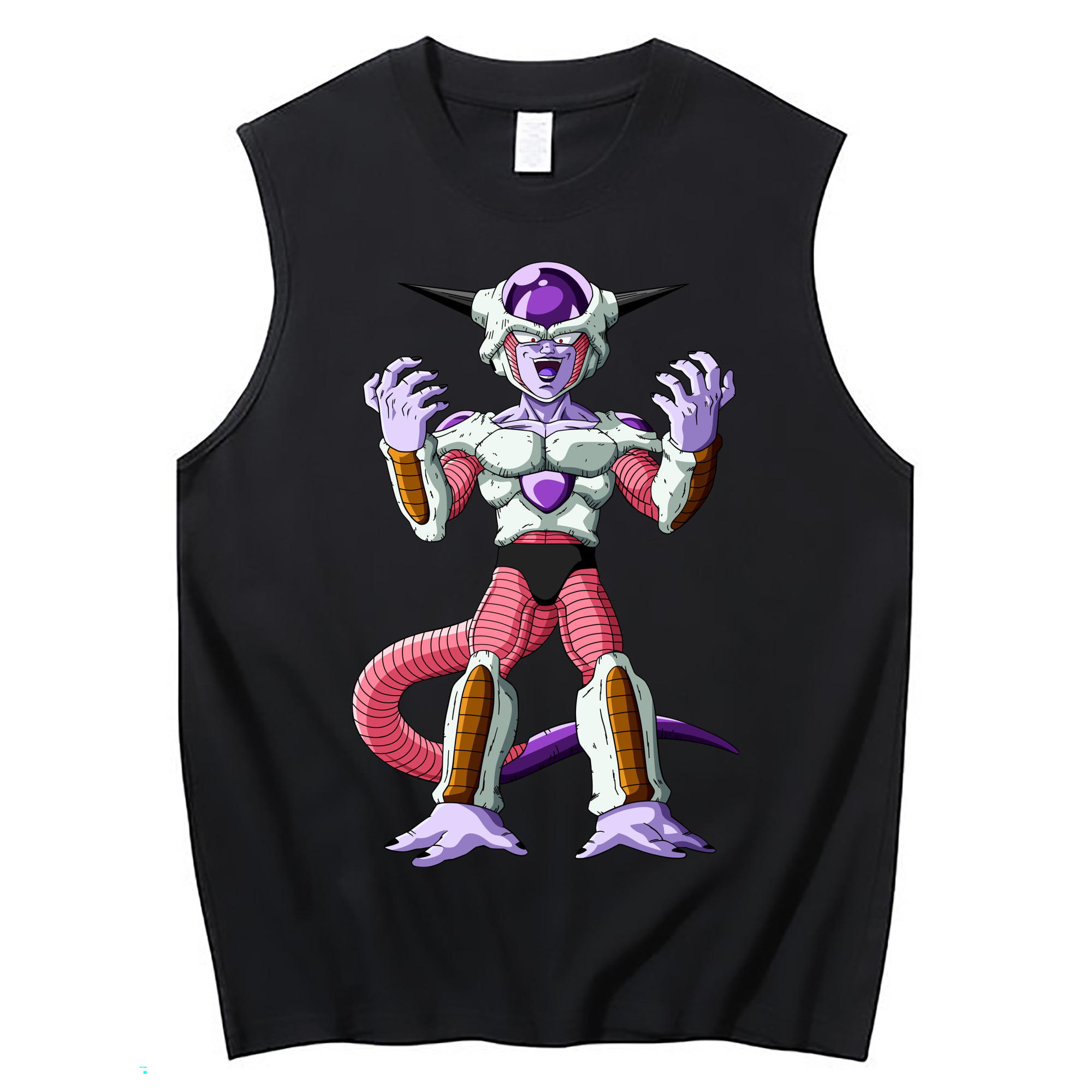 （画像用） ドラゴンボール フリーザ DRAGON BALL Frieza コットン100％タンクトップ（フロントプリント）