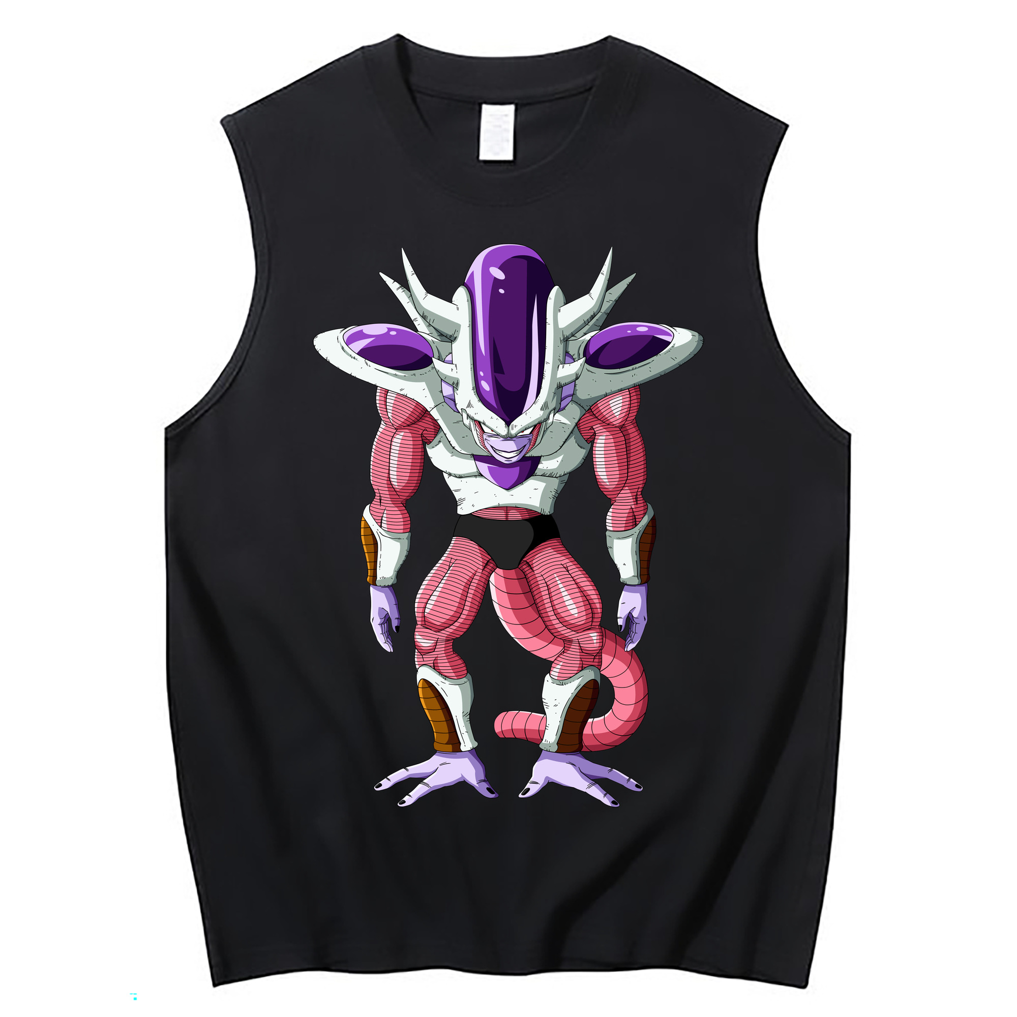（画像用） ドラゴンボール フリーザ DRAGON BALL Frieza コットン100％タンクトップ（フロントプリント）