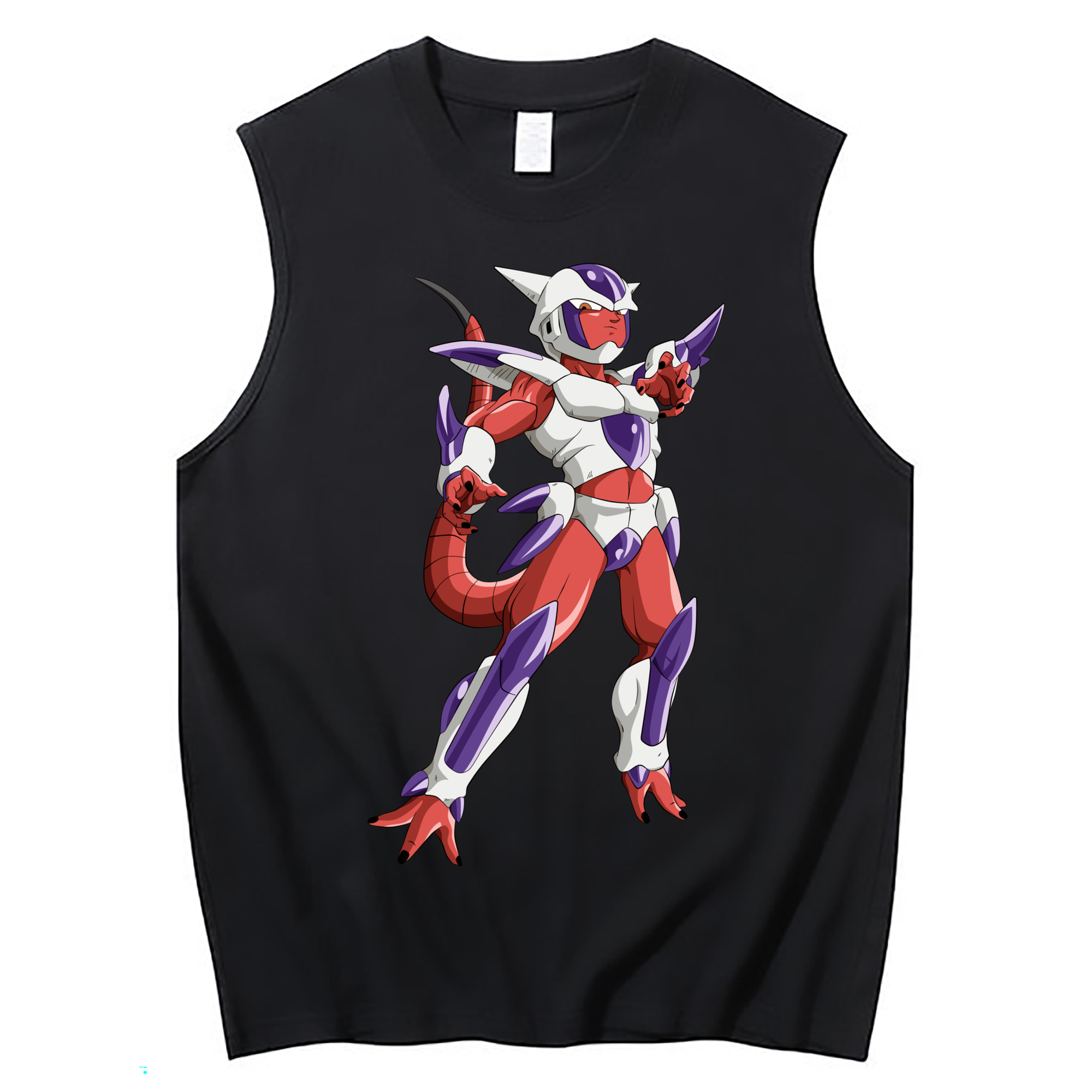 （画像用） ドラゴンボール フリーザ DRAGON BALL Frieza コットン100％タンクトップ（フロントプリント）