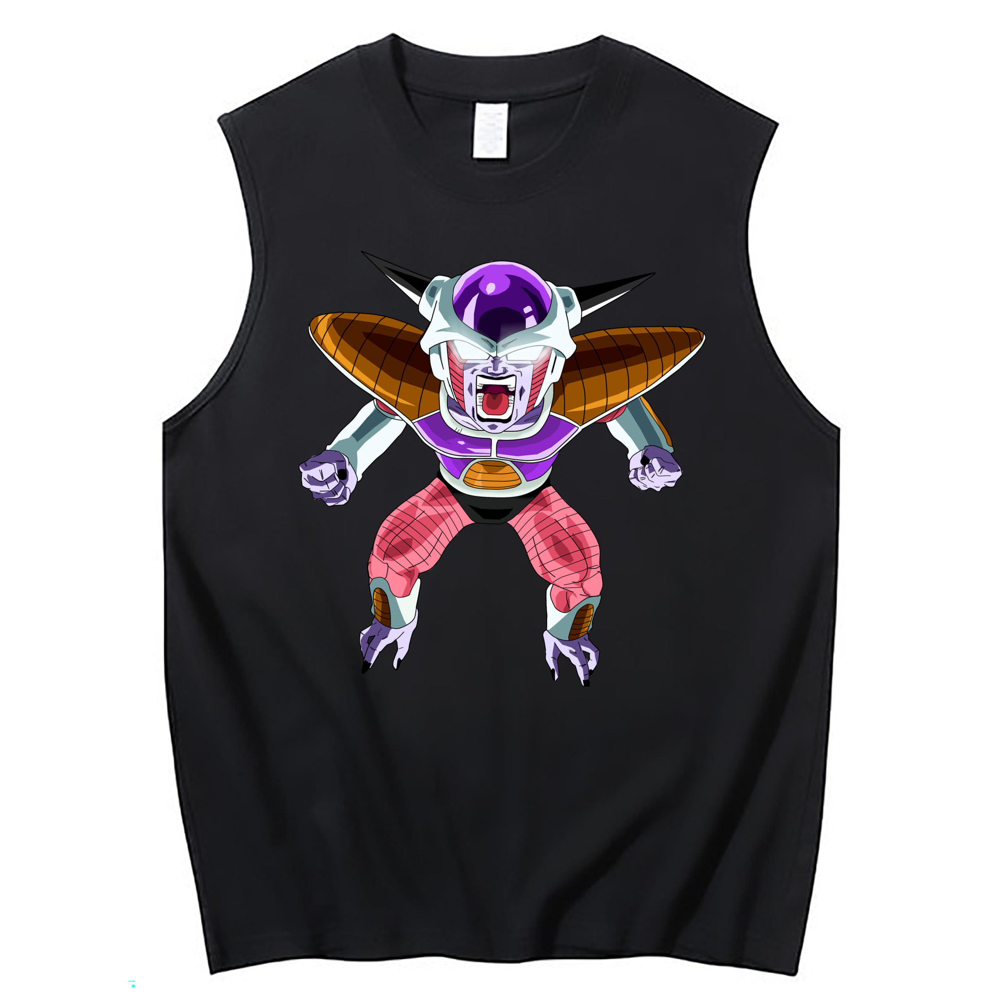 （画像用） ドラゴンボール フリーザ DRAGON BALL Frieza コットン100％タンクトップ（フロントプリント）